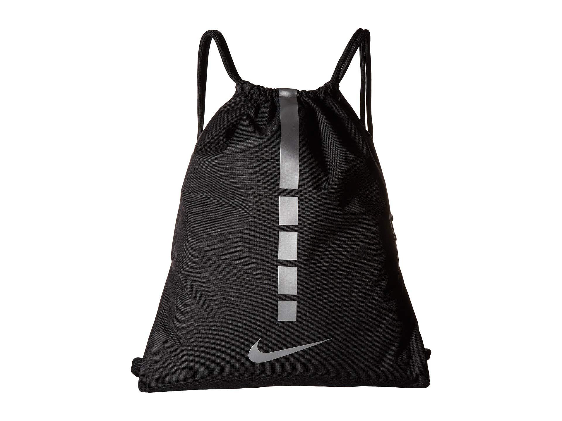 Lyst - Nike Hoops Elite Gymsack - 2.0 (dark Grey/black/metallic Cool ...
