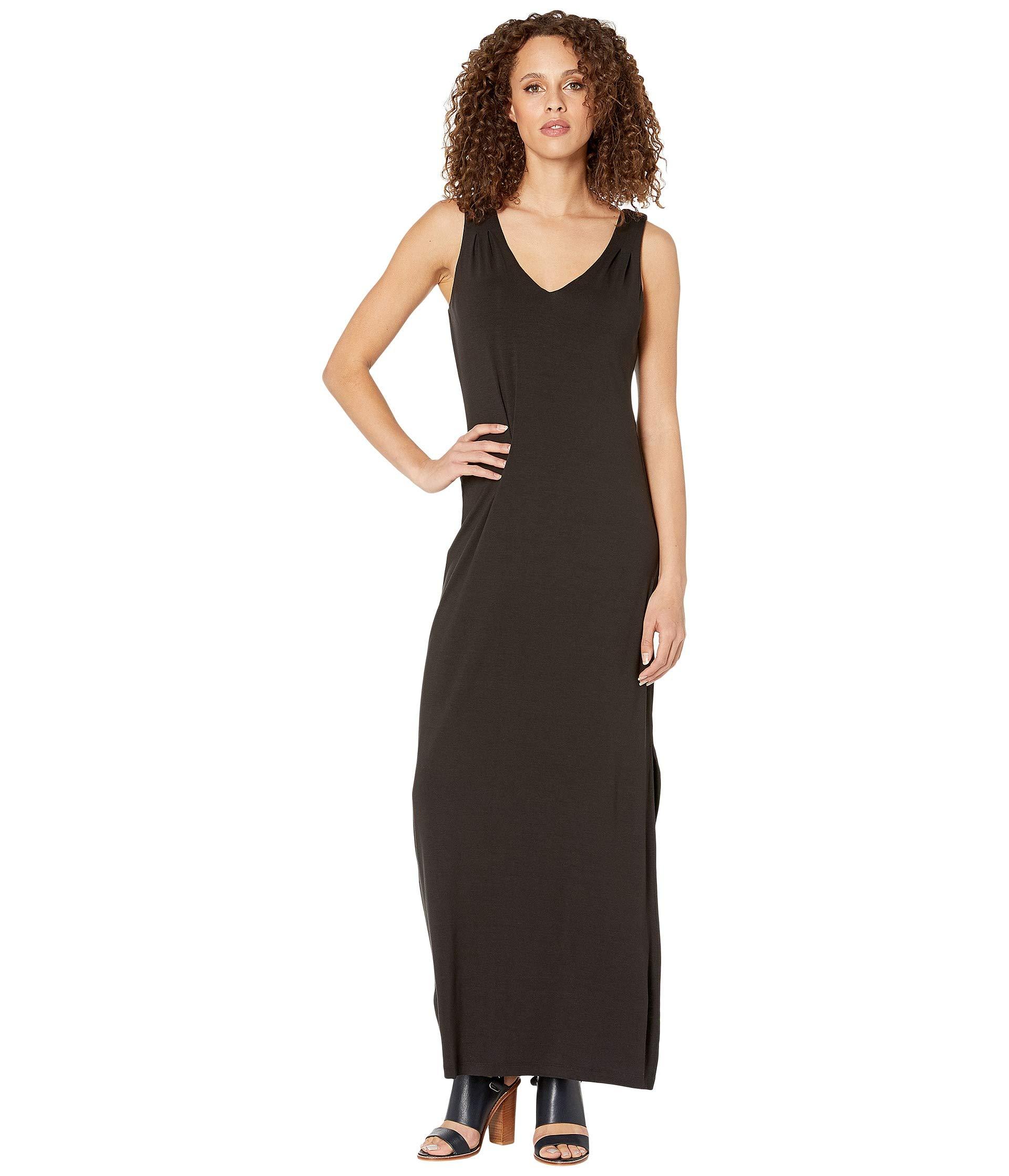 Tommy Bahama Synthetic Tambour Sleeveless Maxi Dress in Black - Lyst