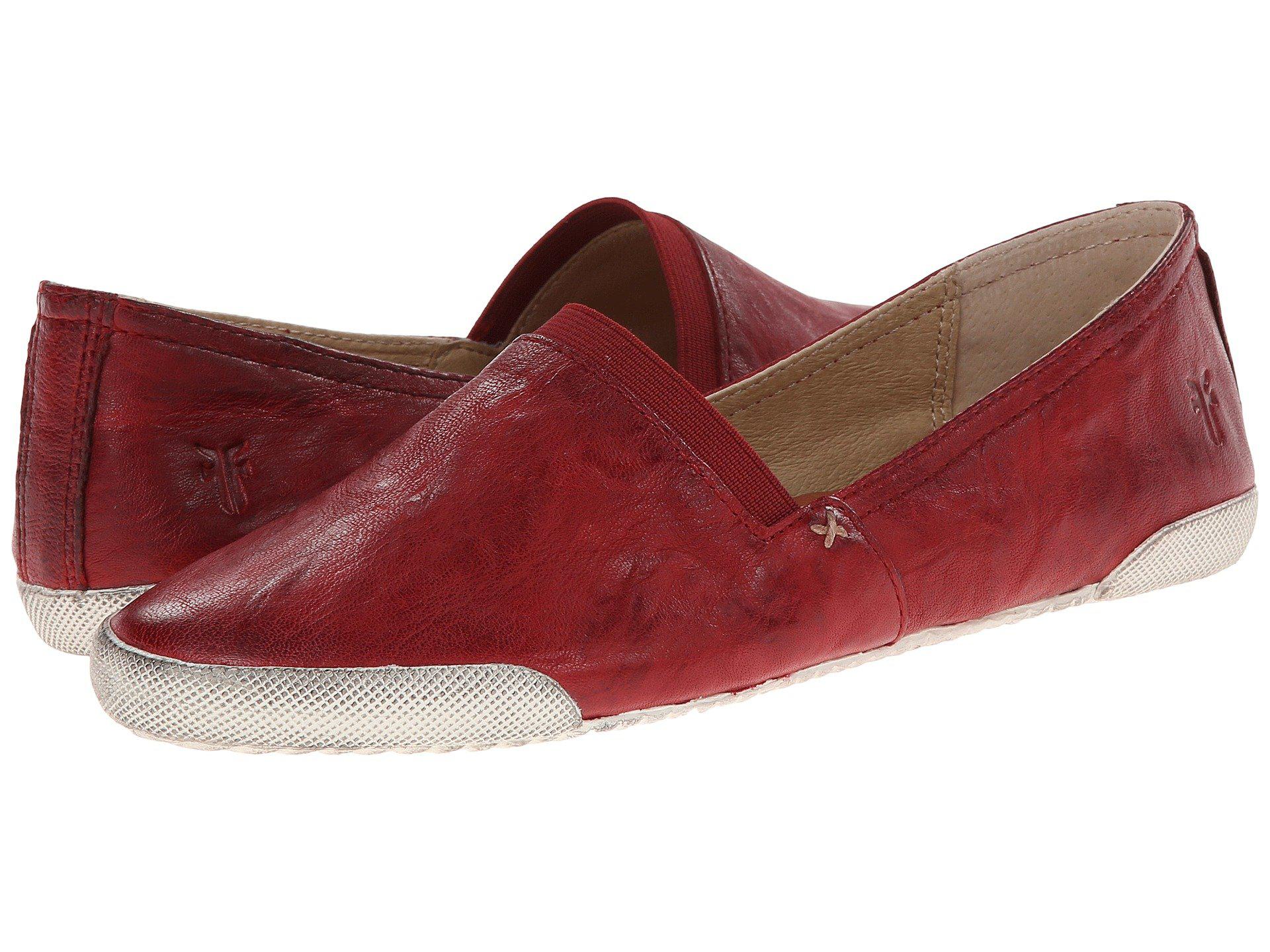 frye melanie slip on cognac