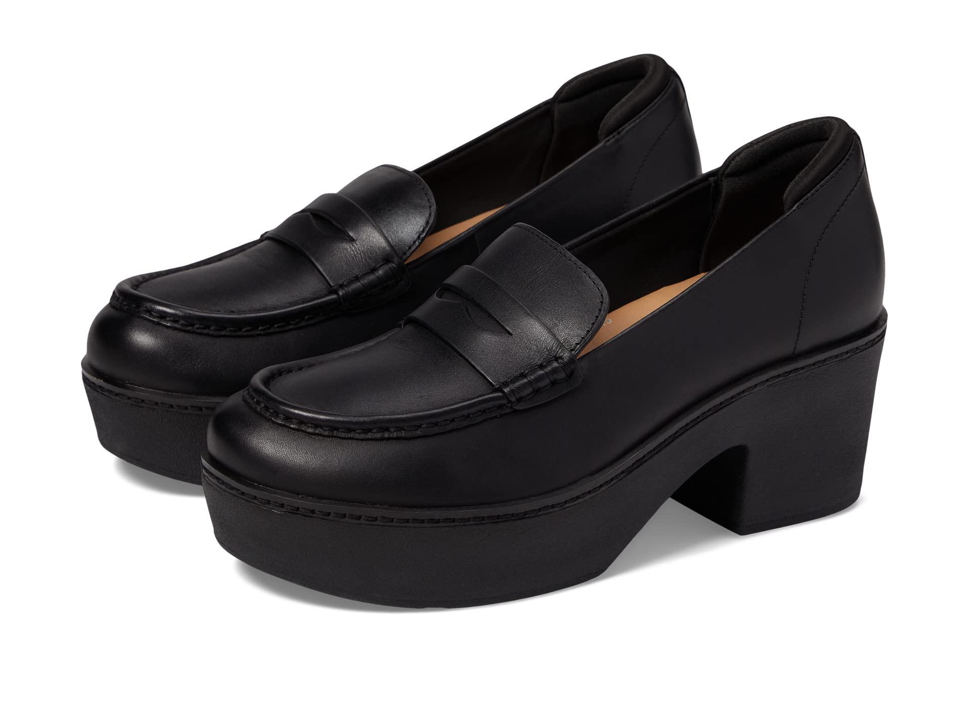 fitflop black loafers