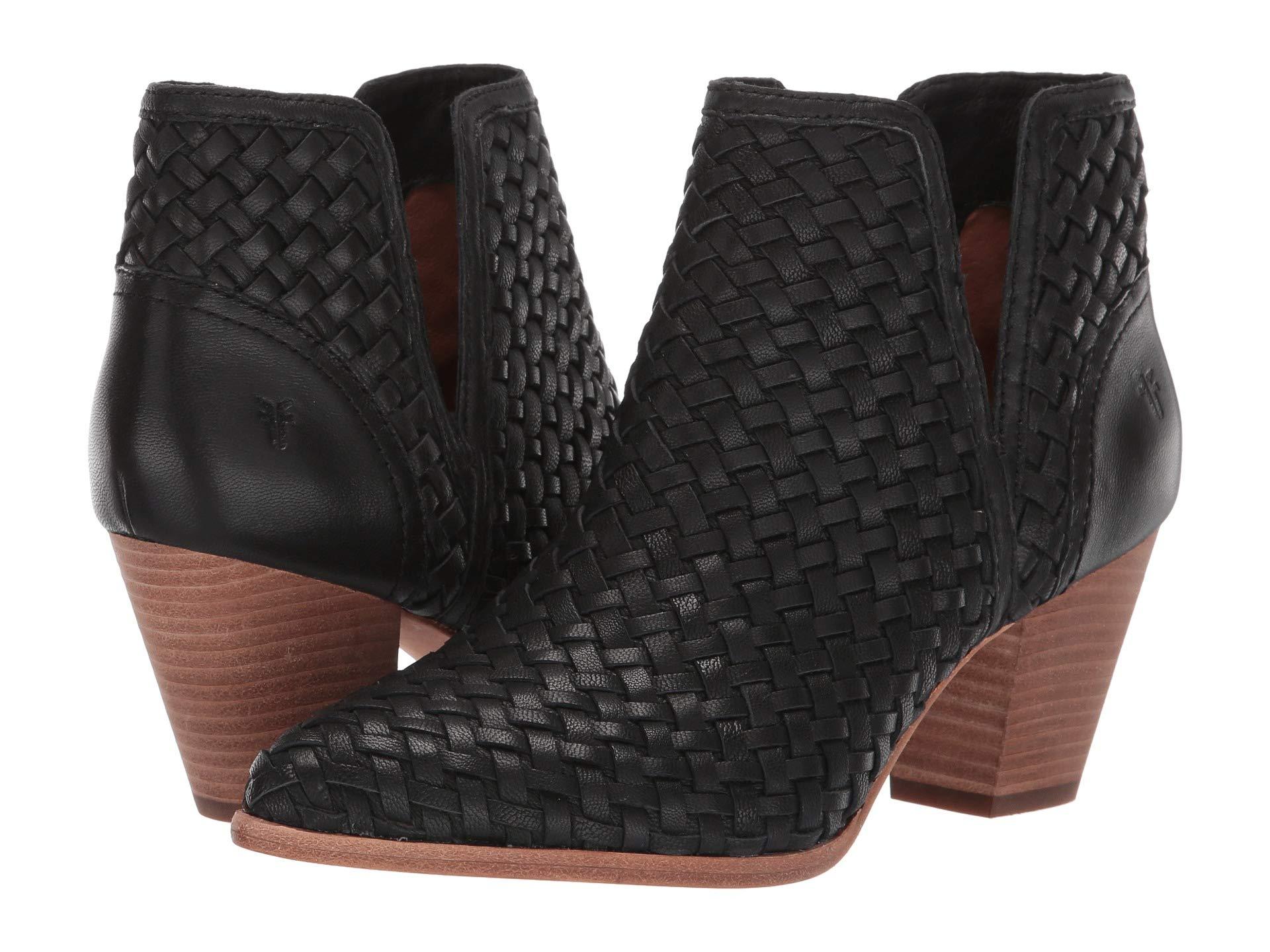 frye reed woven bootie