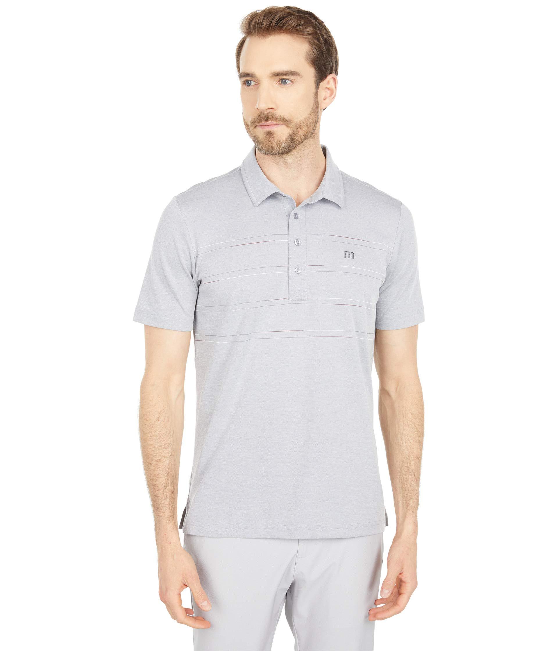 travis mathew grey polo