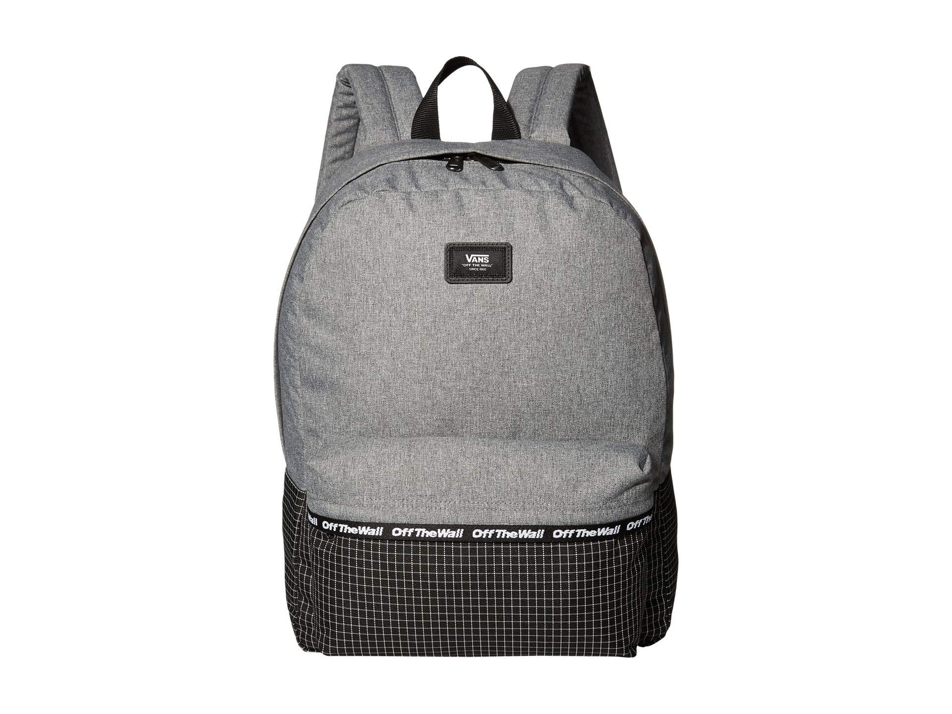vans old skool 2 backpack heather grey herringbone