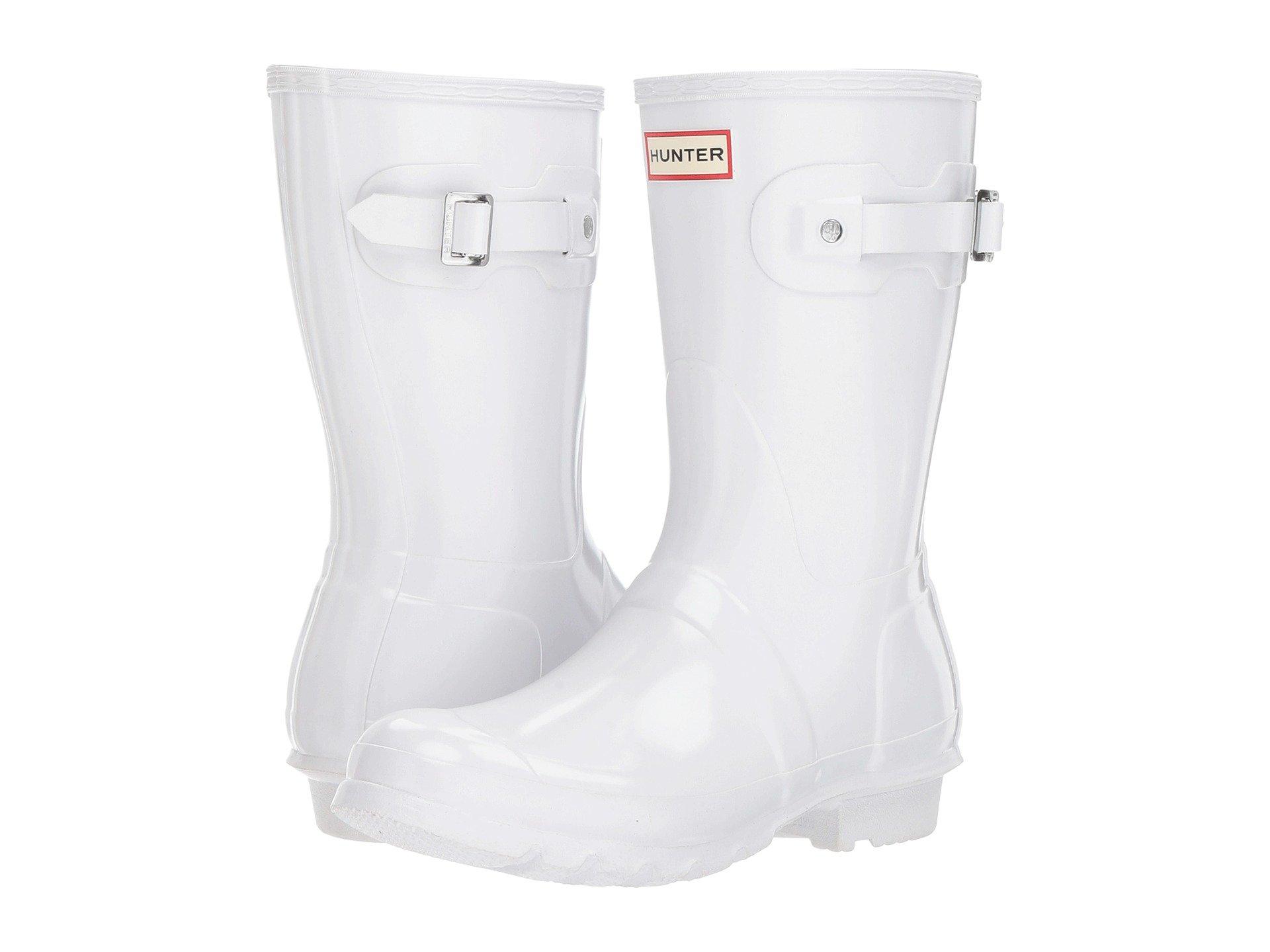 hunter white wellies
