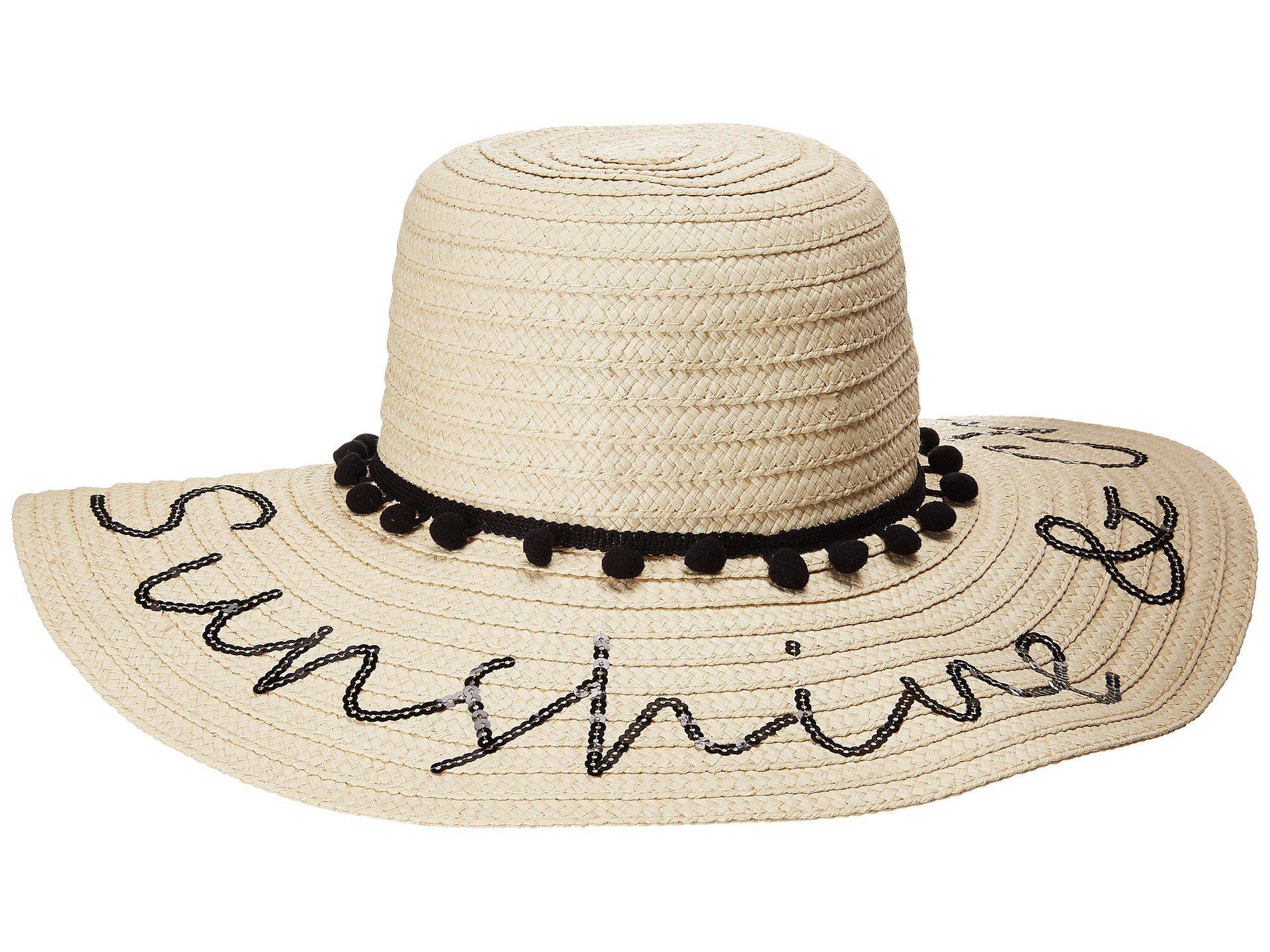 betsey johnson sun hat