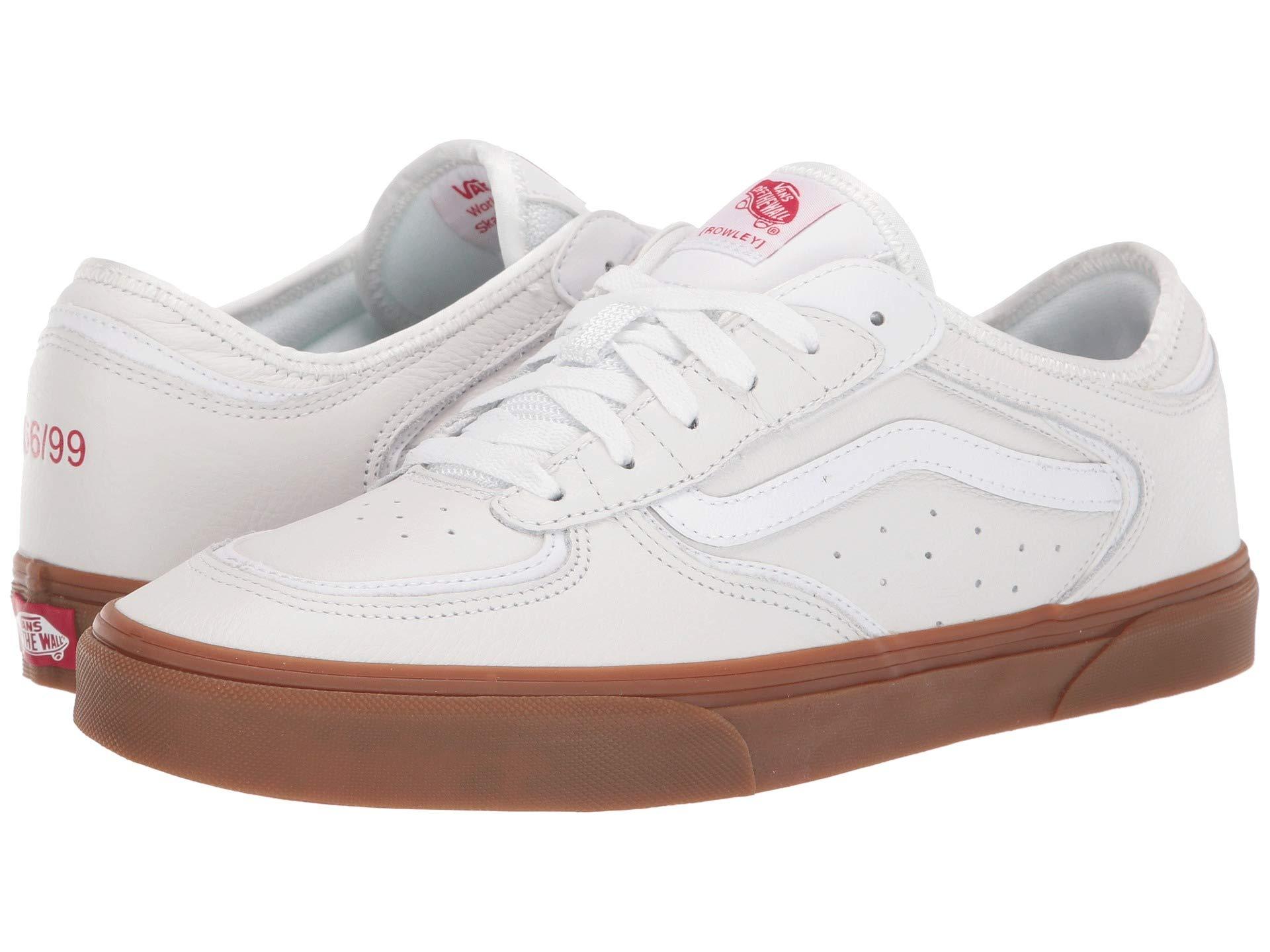 white rowley vans