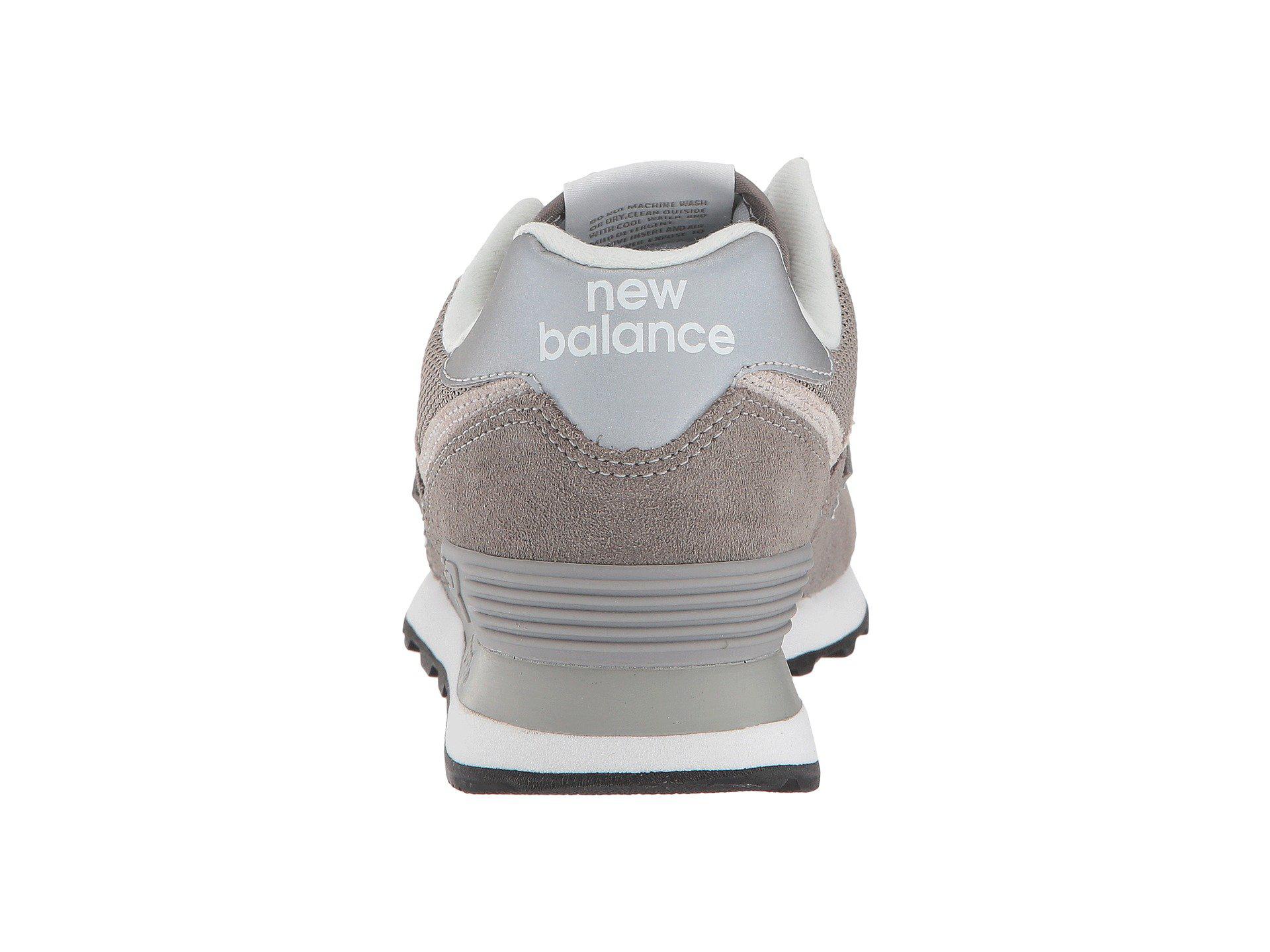 New Balance Suede Wl574v2 (white/white) Women's Running Shoes in Grey/White  (Gray) | Lyst