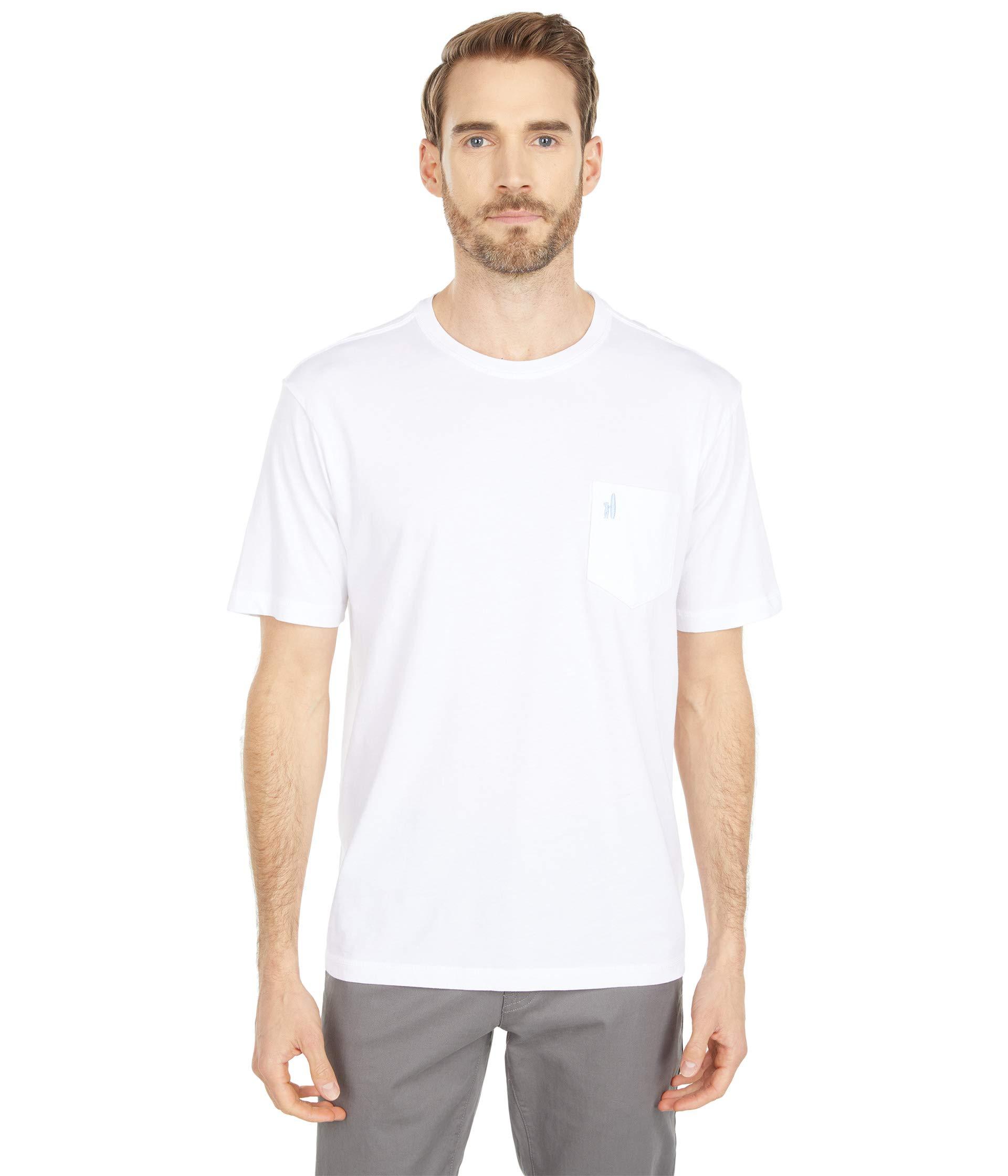 Johnnie-o Dale Crew Neck T-shirt in White for Men | Lyst