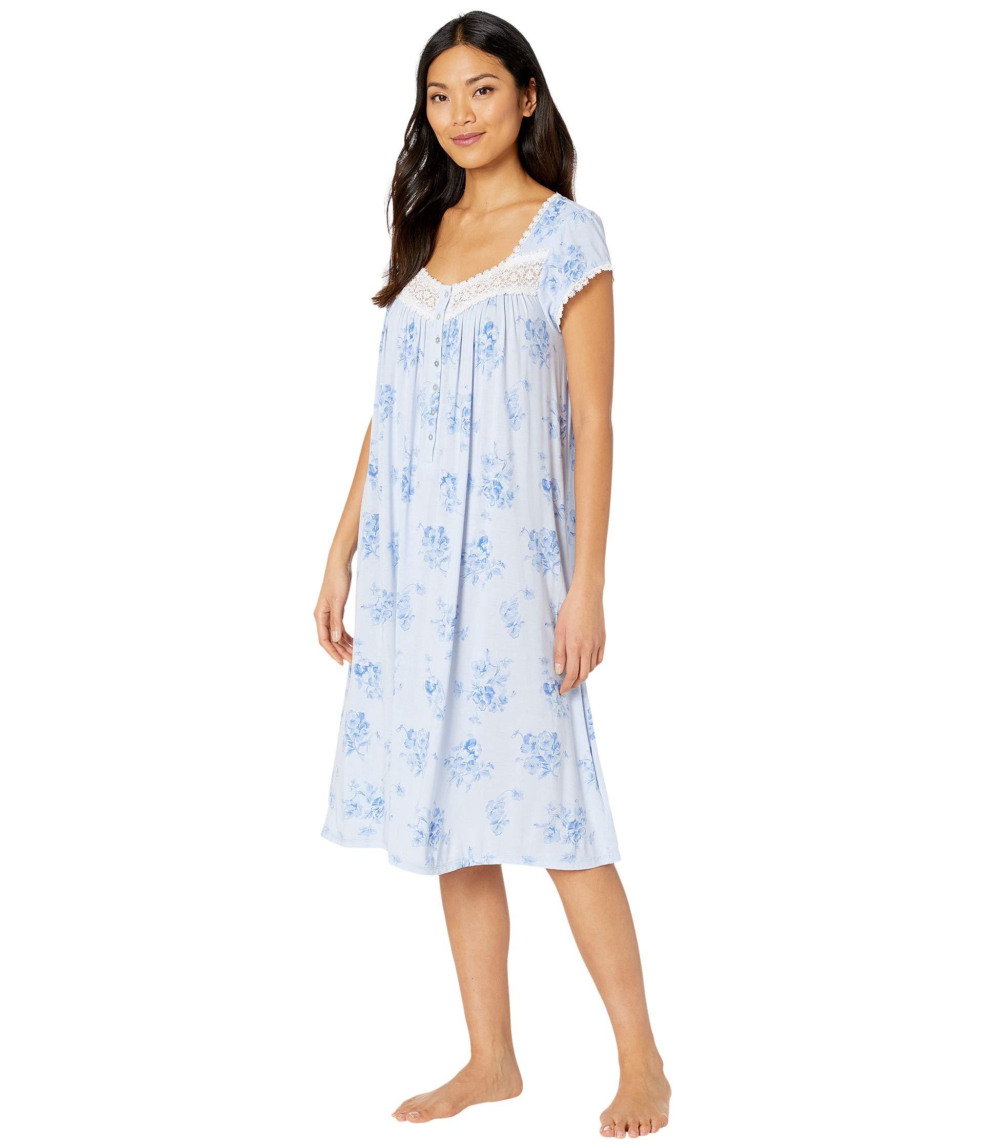 Eileen West Synthetic Modal Spandex Jersey Knit Cap Sleeve Waltz