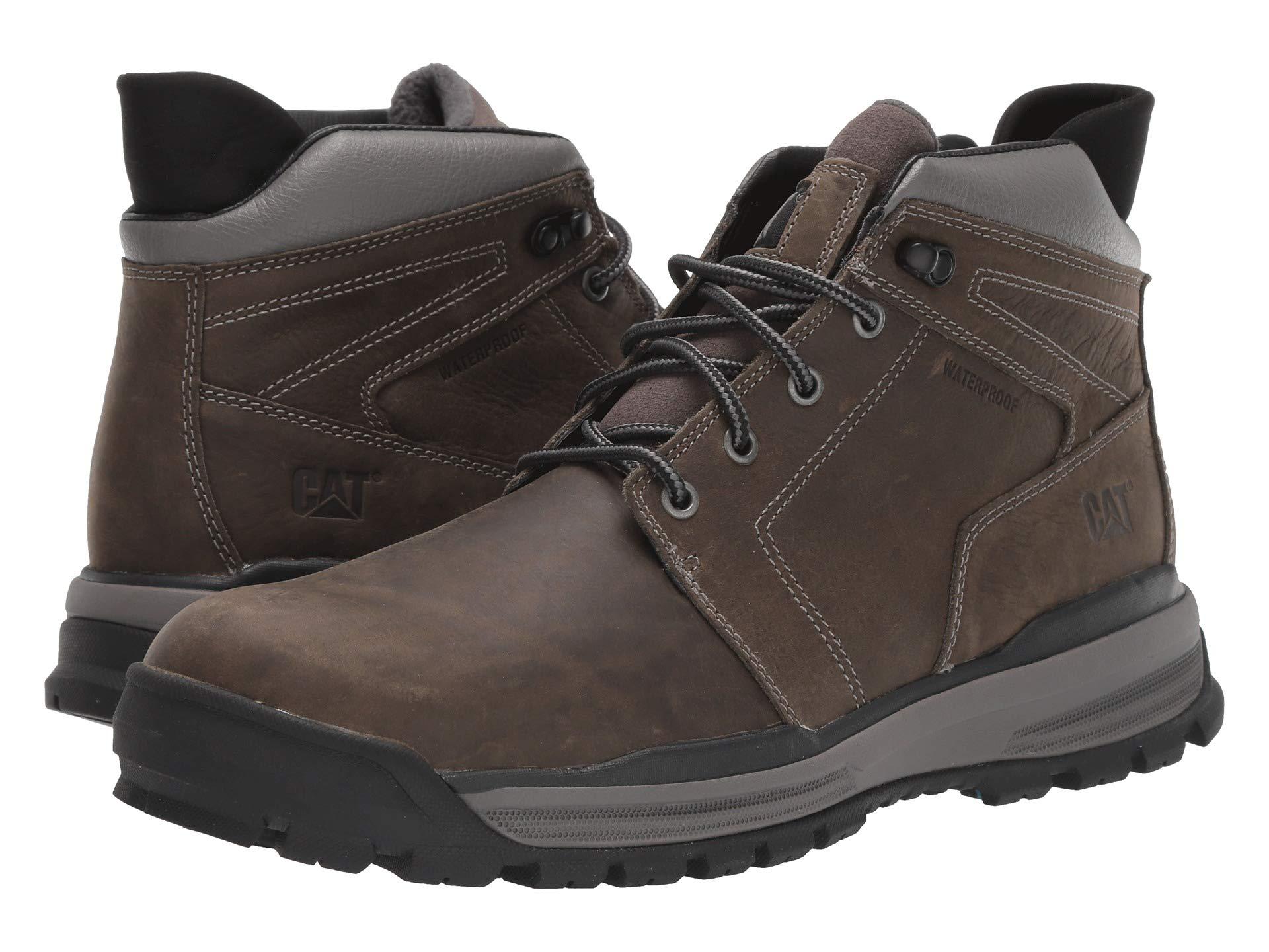 caterpillar men's drover ice  waterproof tx winter boot