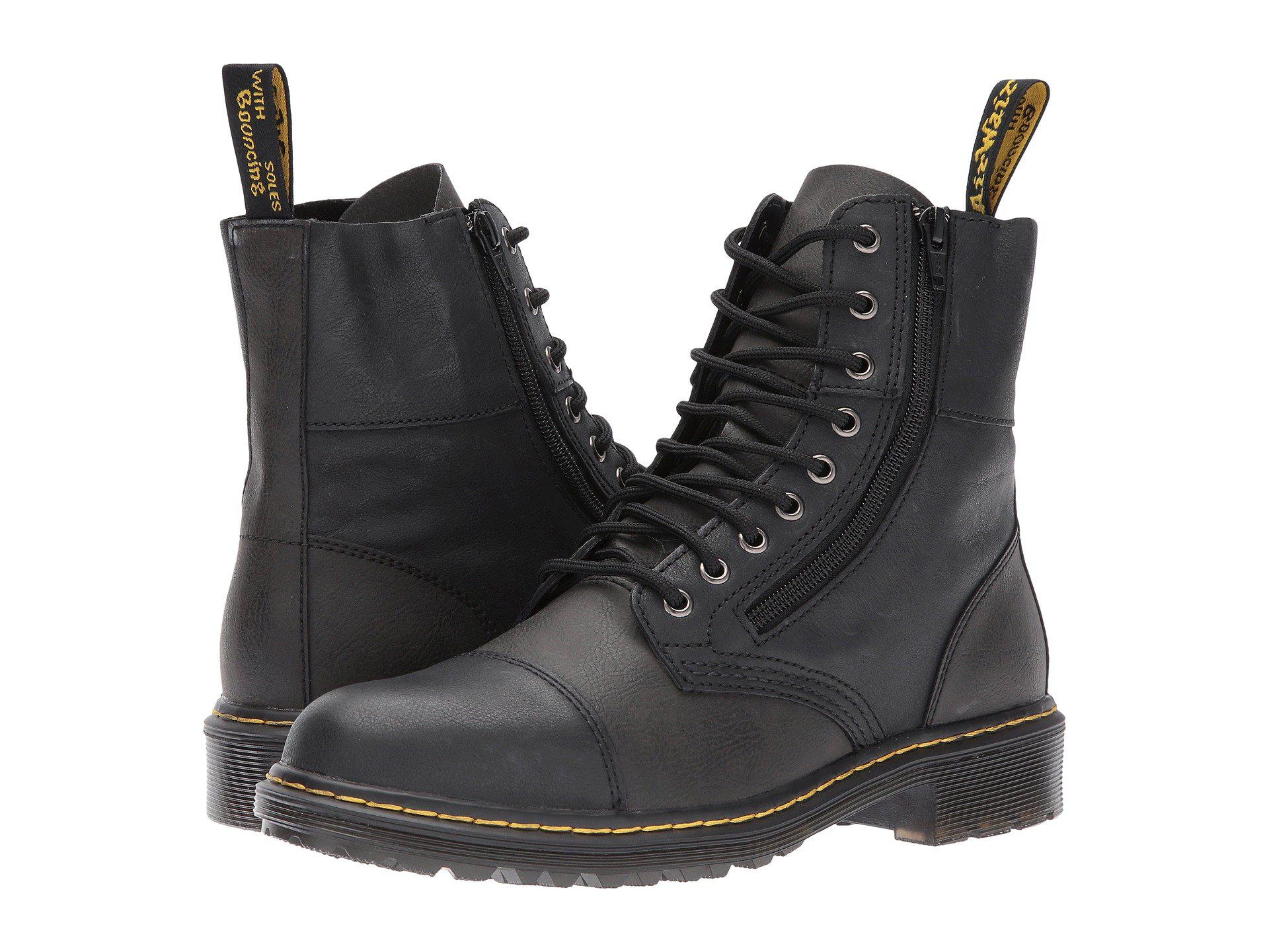 Dr. Martens Denton 9-tie Boot in Black for Men | Lyst