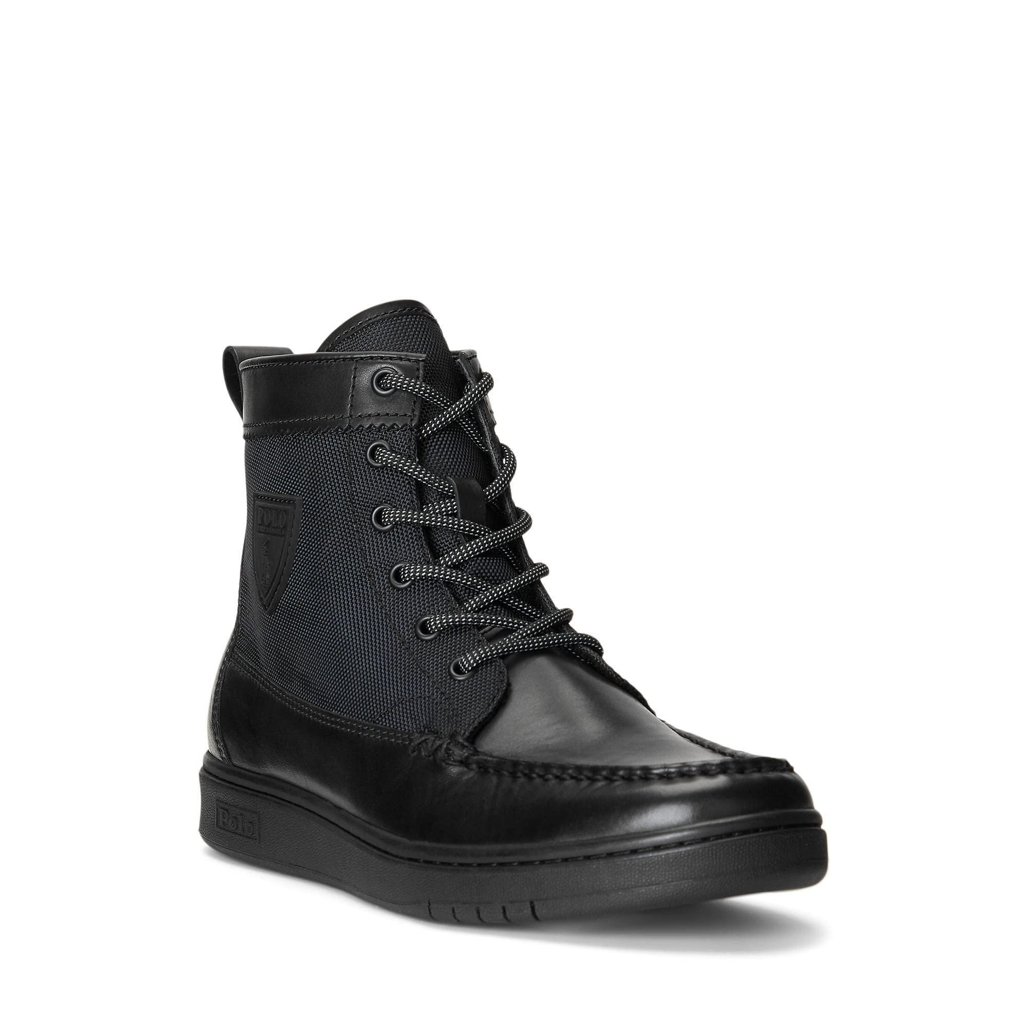 Polo Ralph Lauren Ranger Ii Sneaker Boot in Black for Men | Lyst