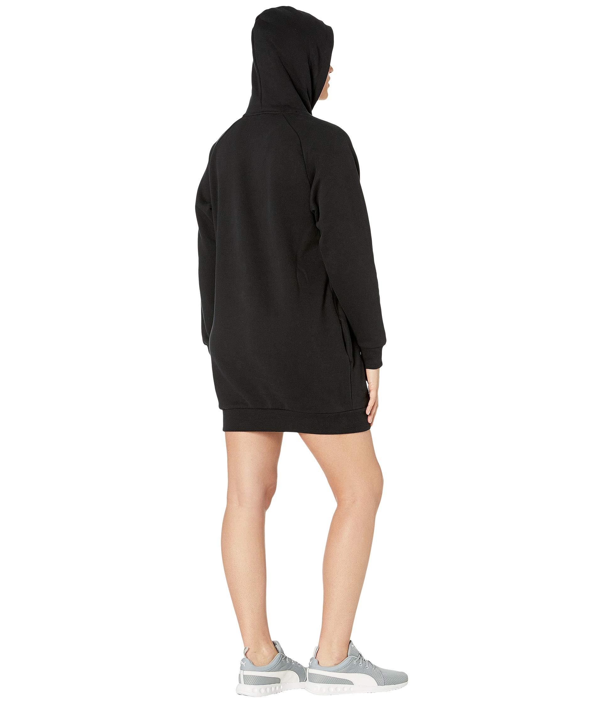 PUMA Cotton Holiday Pack Sweat Dress in Black | Lyst