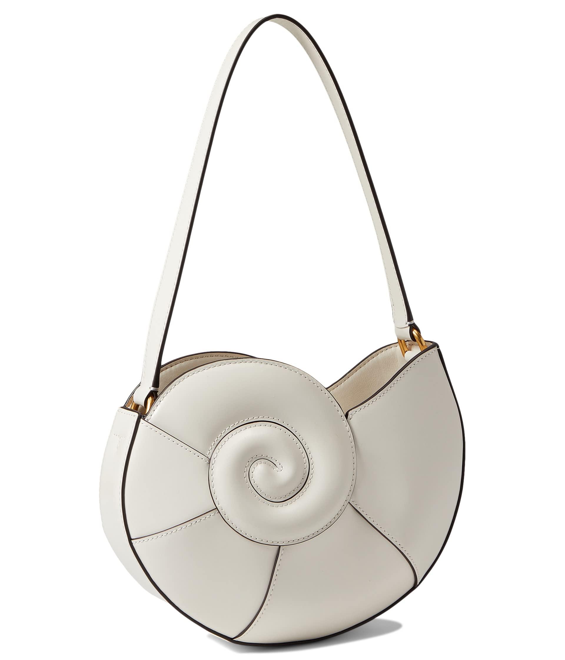 Kate Spade What The Shell Spazzolato Leather Nautilus Shell Shoulder Bag in  Natural | Lyst