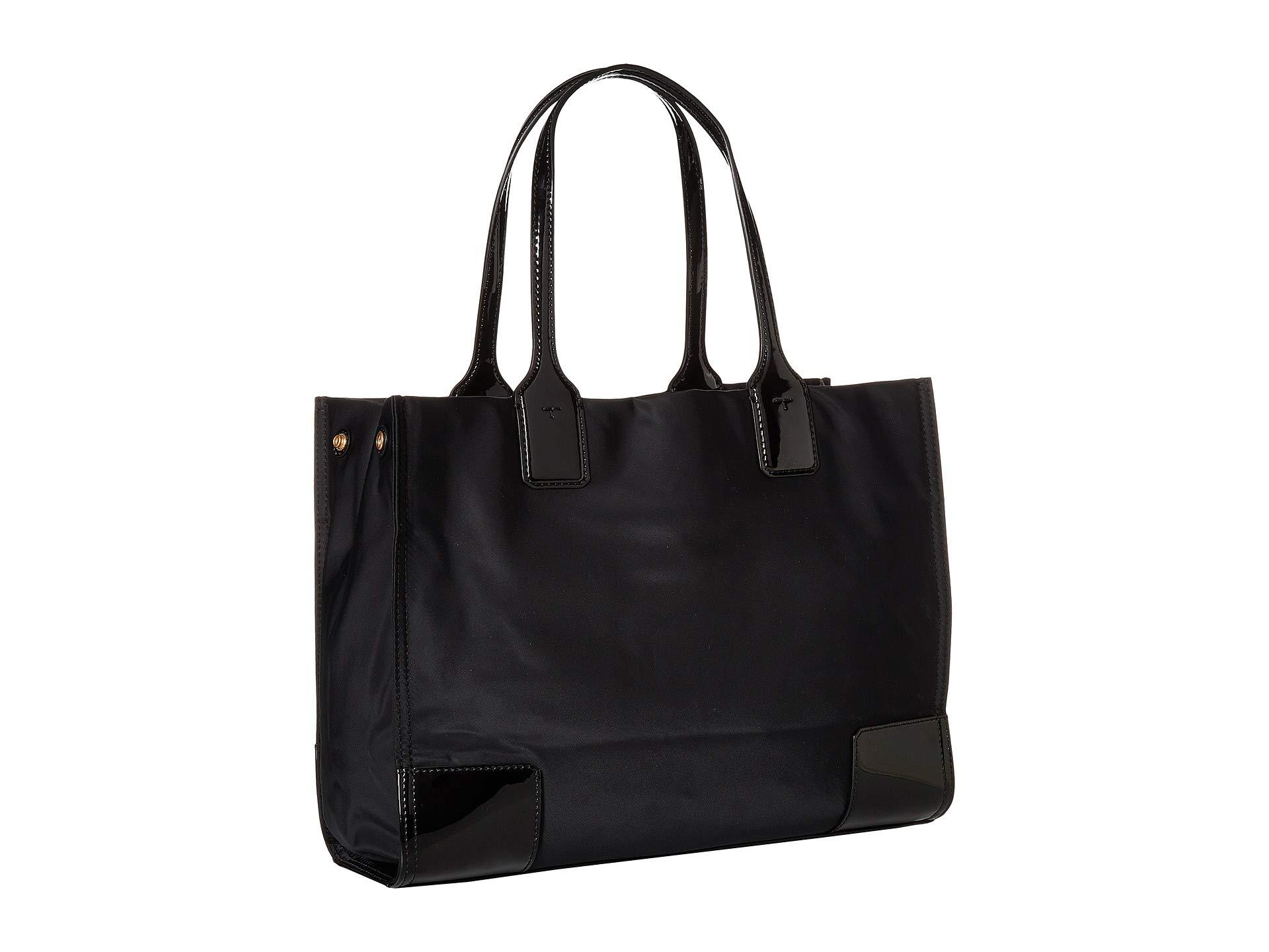 mini ella patent nylon tote