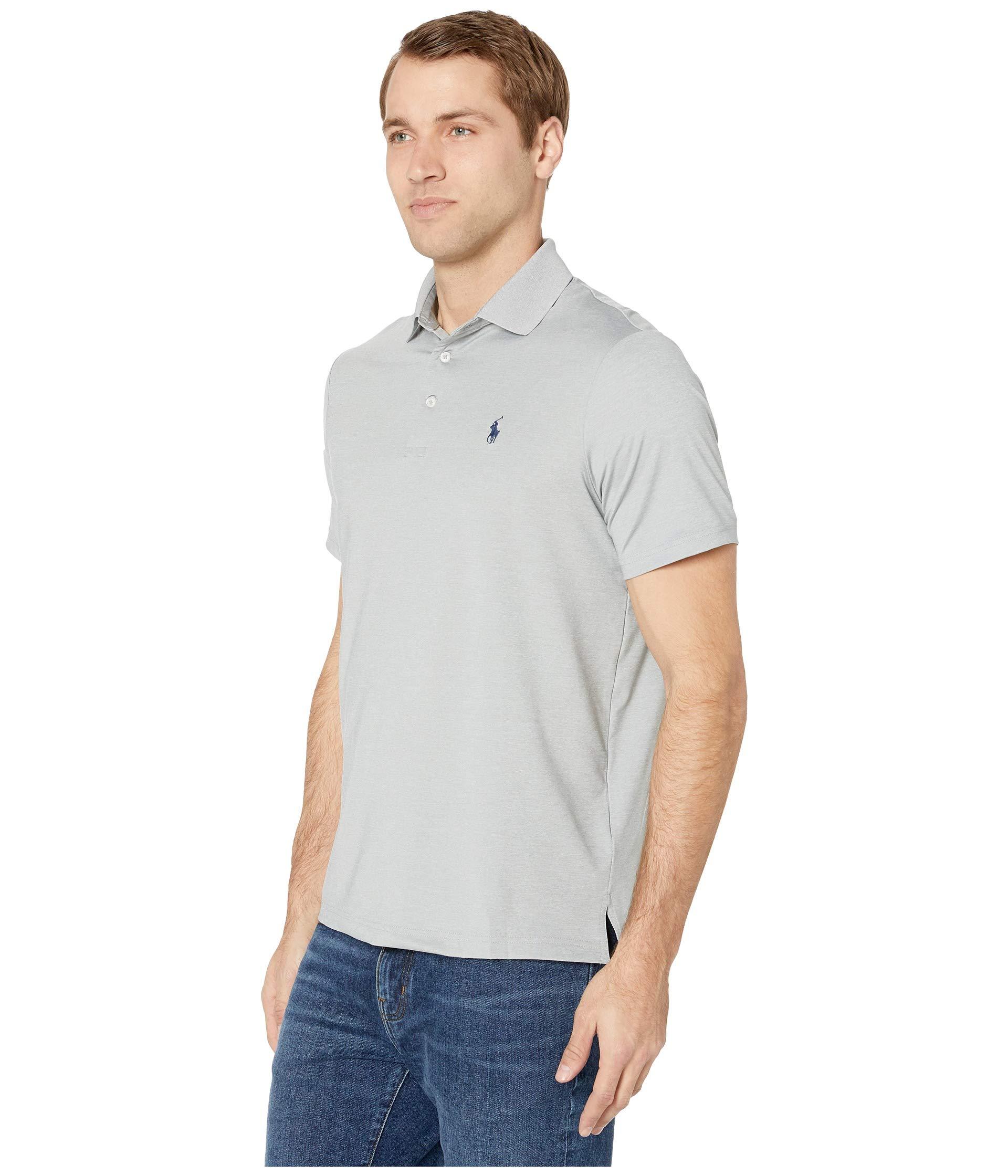 Polo Ralph Lauren Cotton Classic Fit Performance Polo in Gray for Men ...