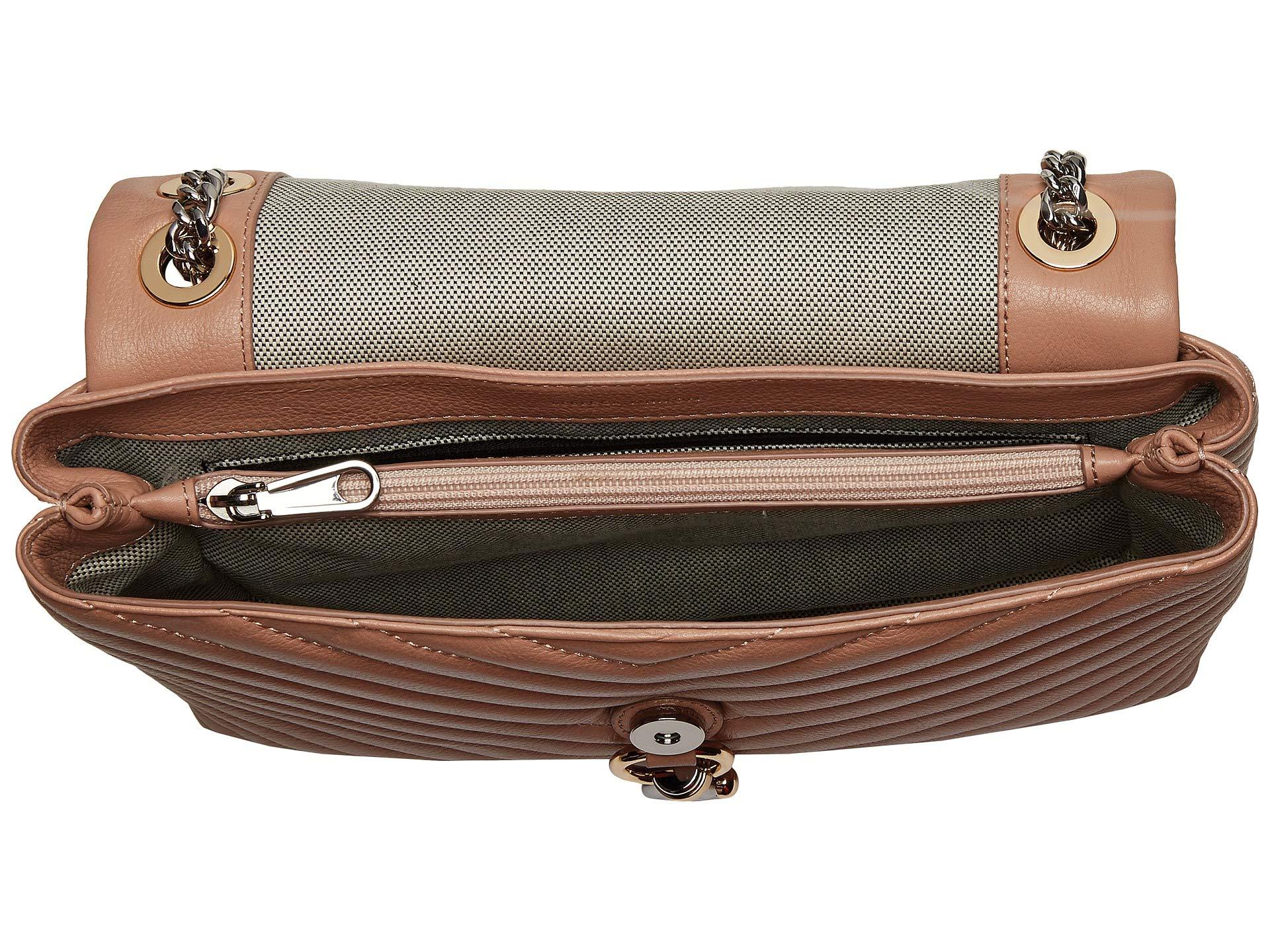 Rebecca Minkoff Leather Edie Flap Shoulder Bag (doe 1) Handbags Lyst