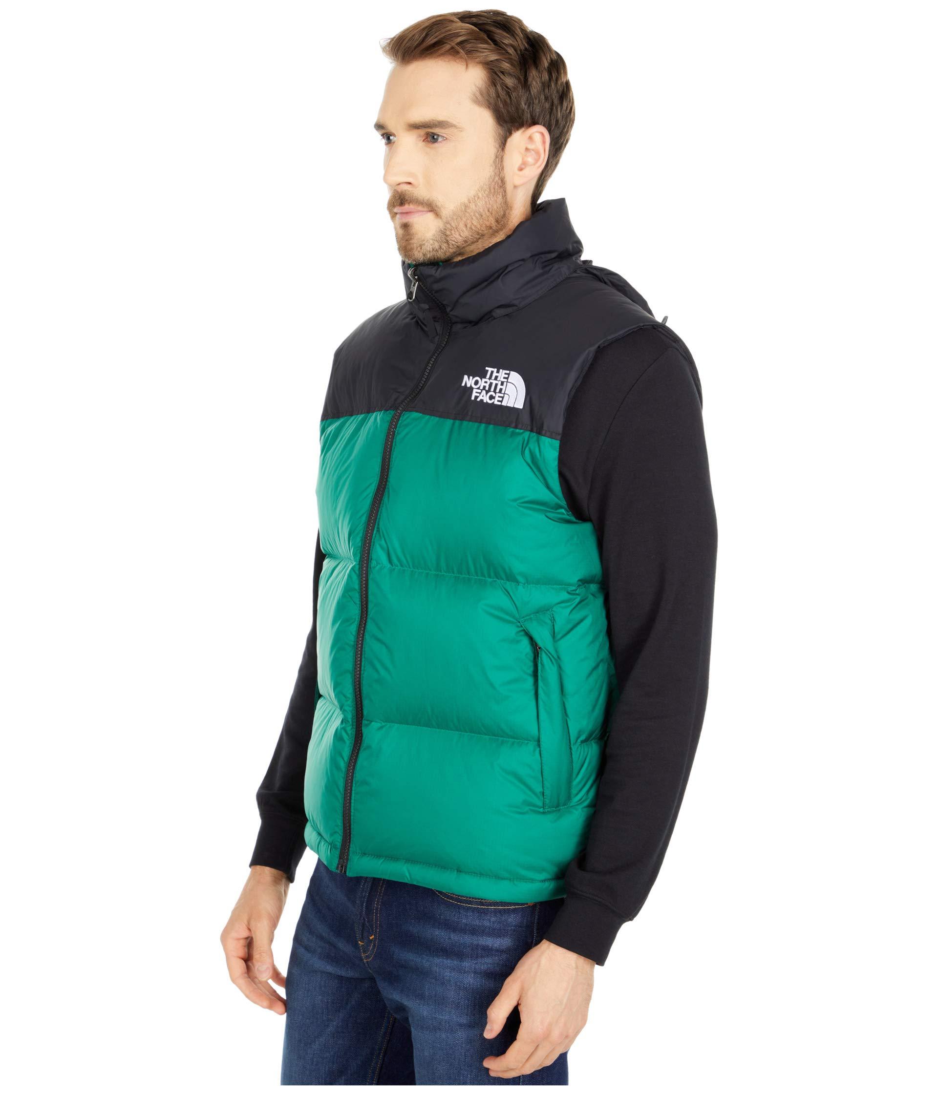 The North Face Synthetic 1996 Retro Nuptse Vest in Green for Men - Lyst