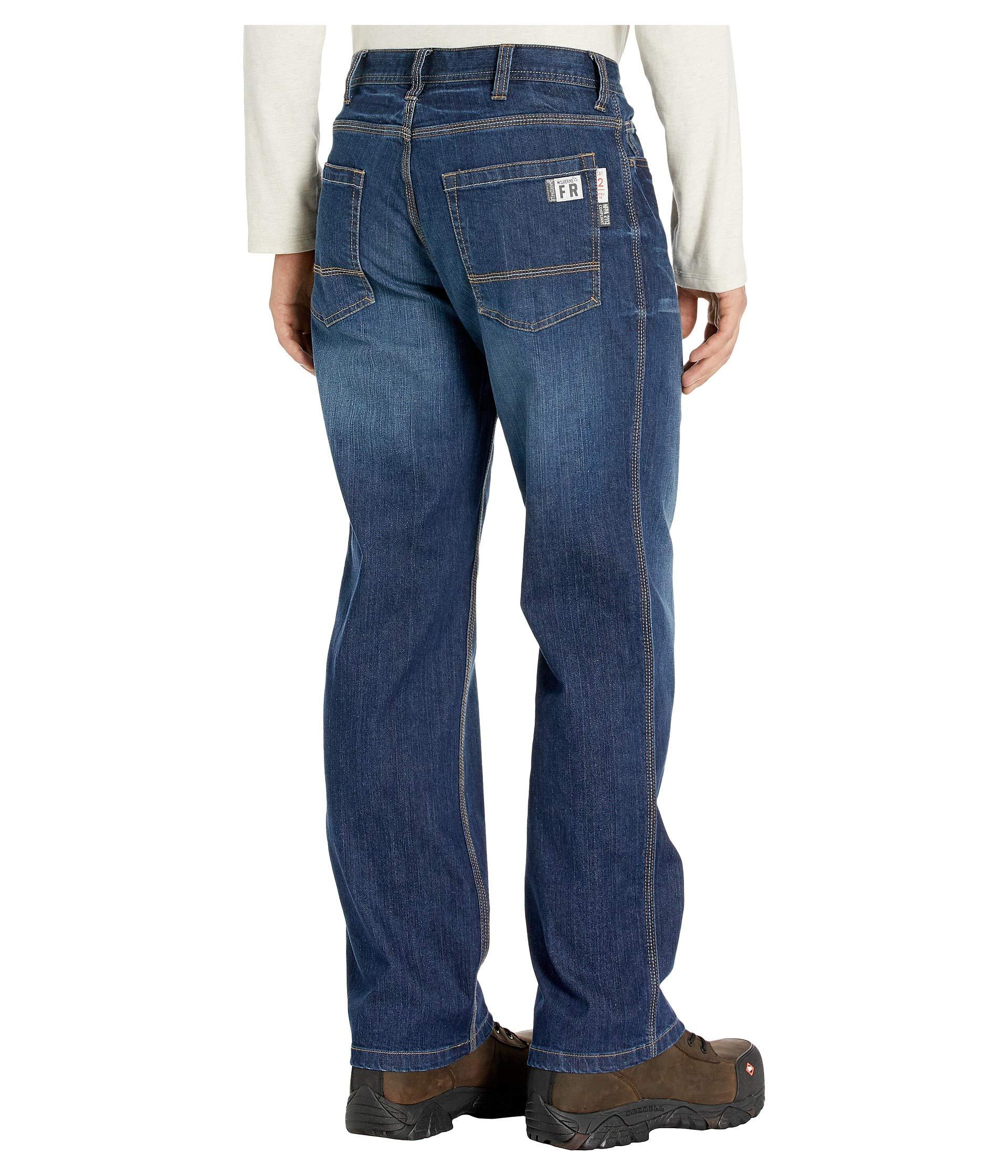 Wolverine fr stretch denim work jeans Clearance