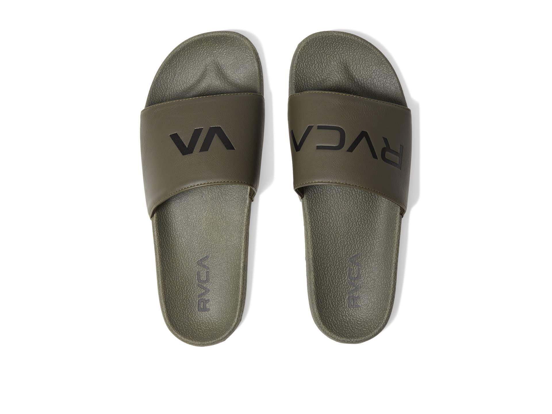 RVCA Sport Slide in Green for Men Lyst
