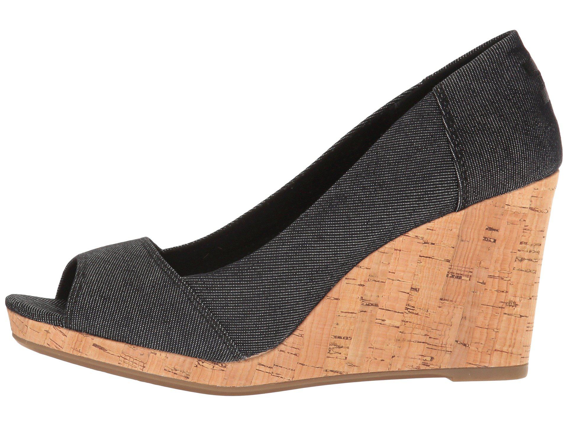 Toms store wedges stella