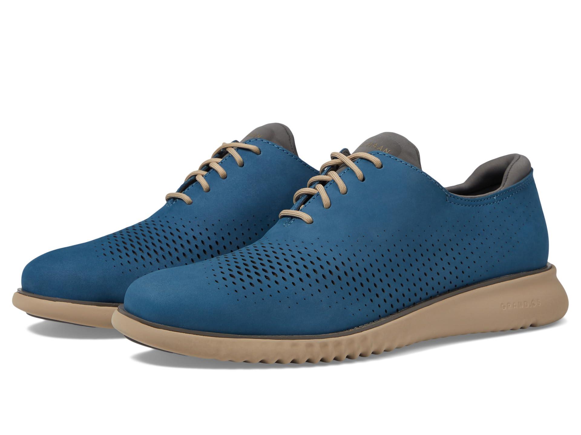 Cole Haan 2.zerogrand Laser Wing Tip Oxford Lined in Blue for Men | Lyst