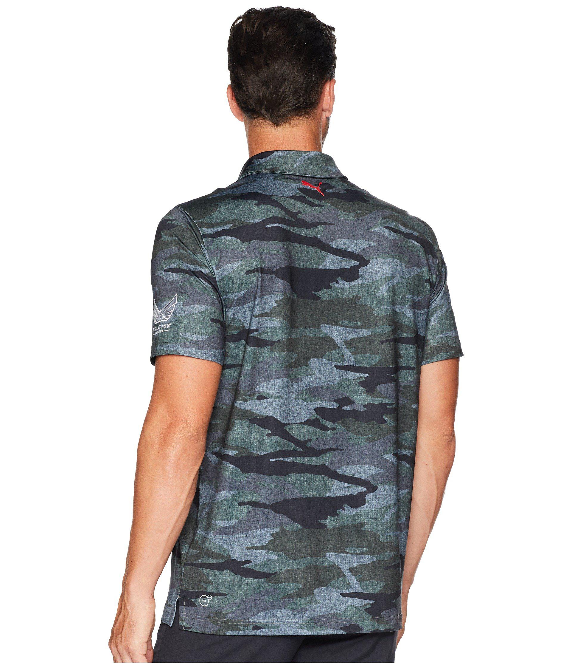 puma camo polo