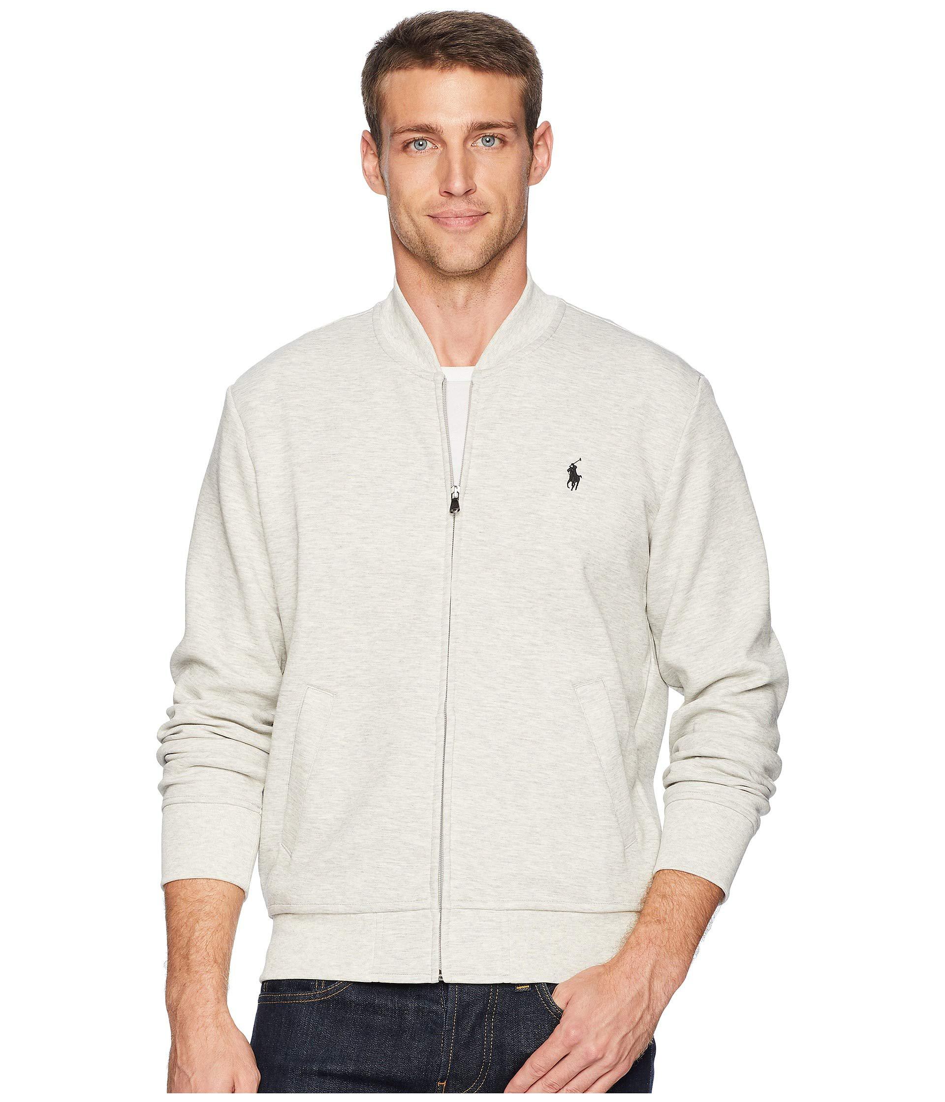 ralph lauren double knit bomber