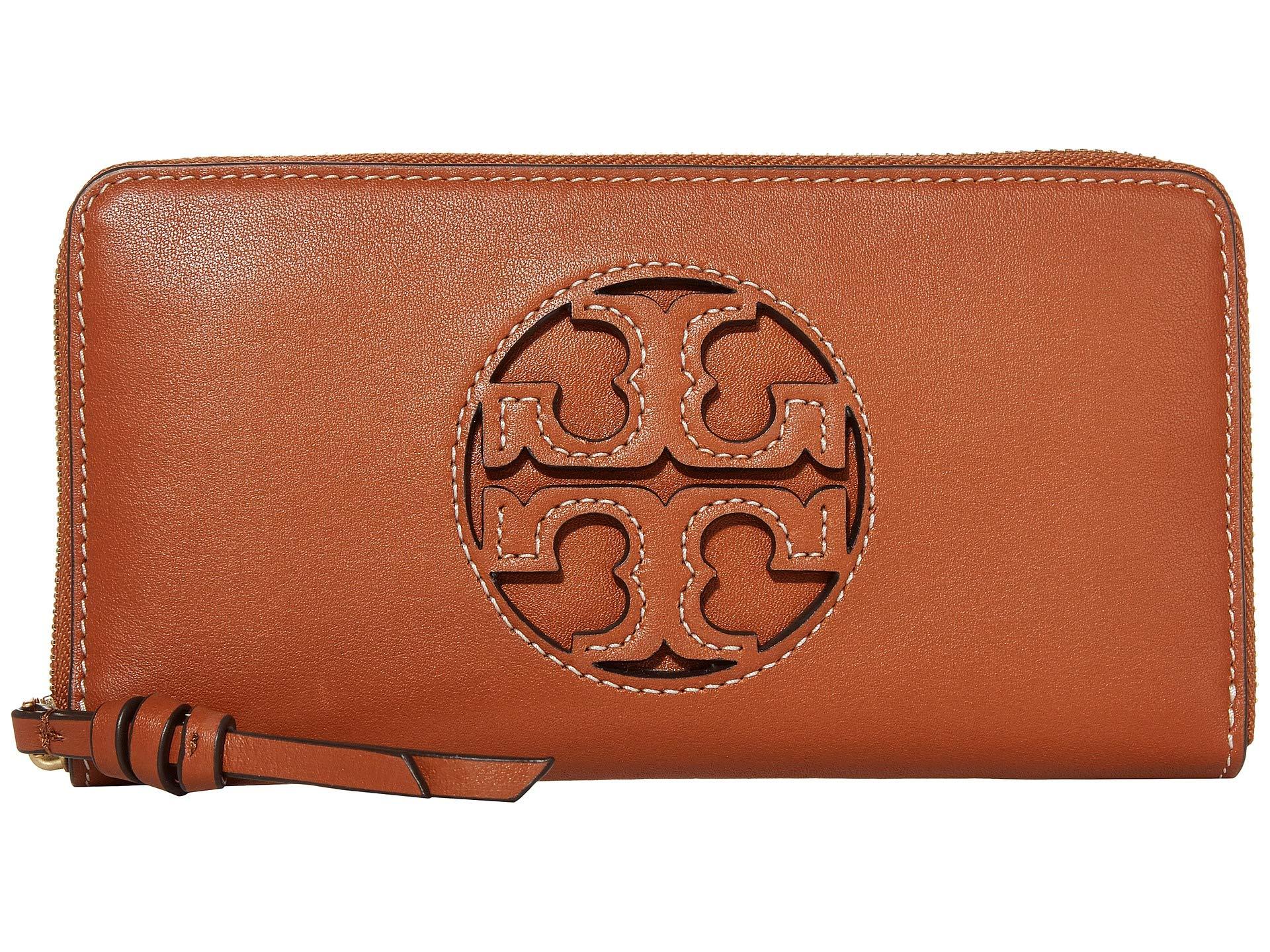 tory burch brown wallet
