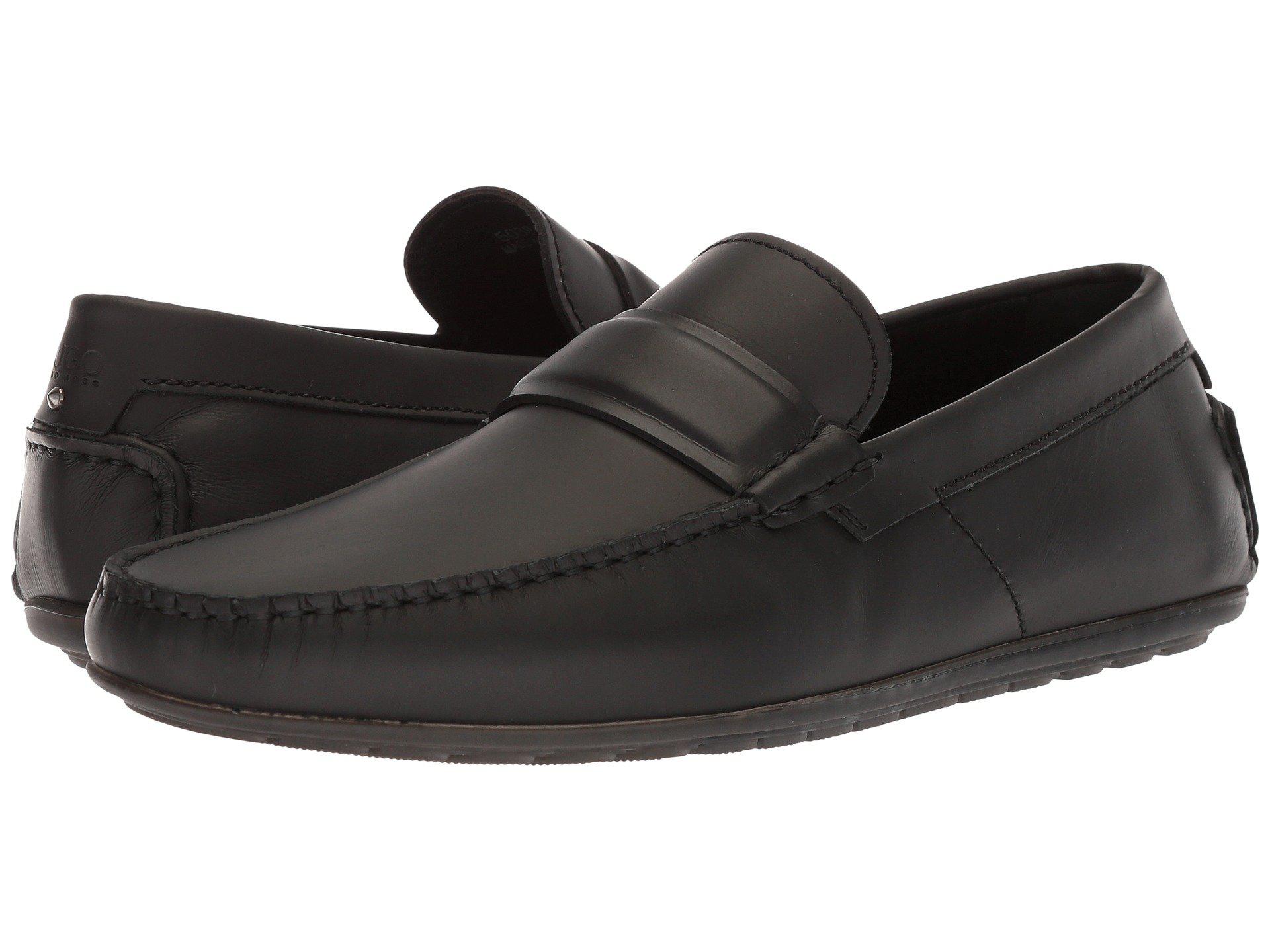 HUGO Dandy_mocc_sd2 A Moccasins in Black for Men Save 30% Mens Shoes Slip-on shoes Loafers 
