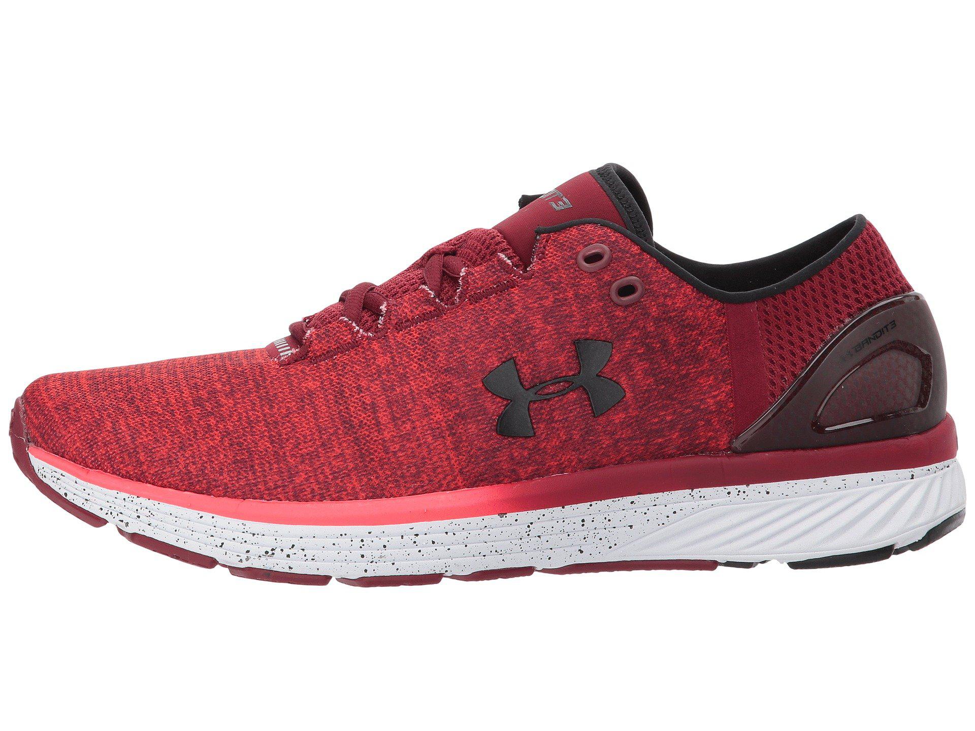 Under Armour Rubber Charged Bandit 3 in Red for Men - Lyst