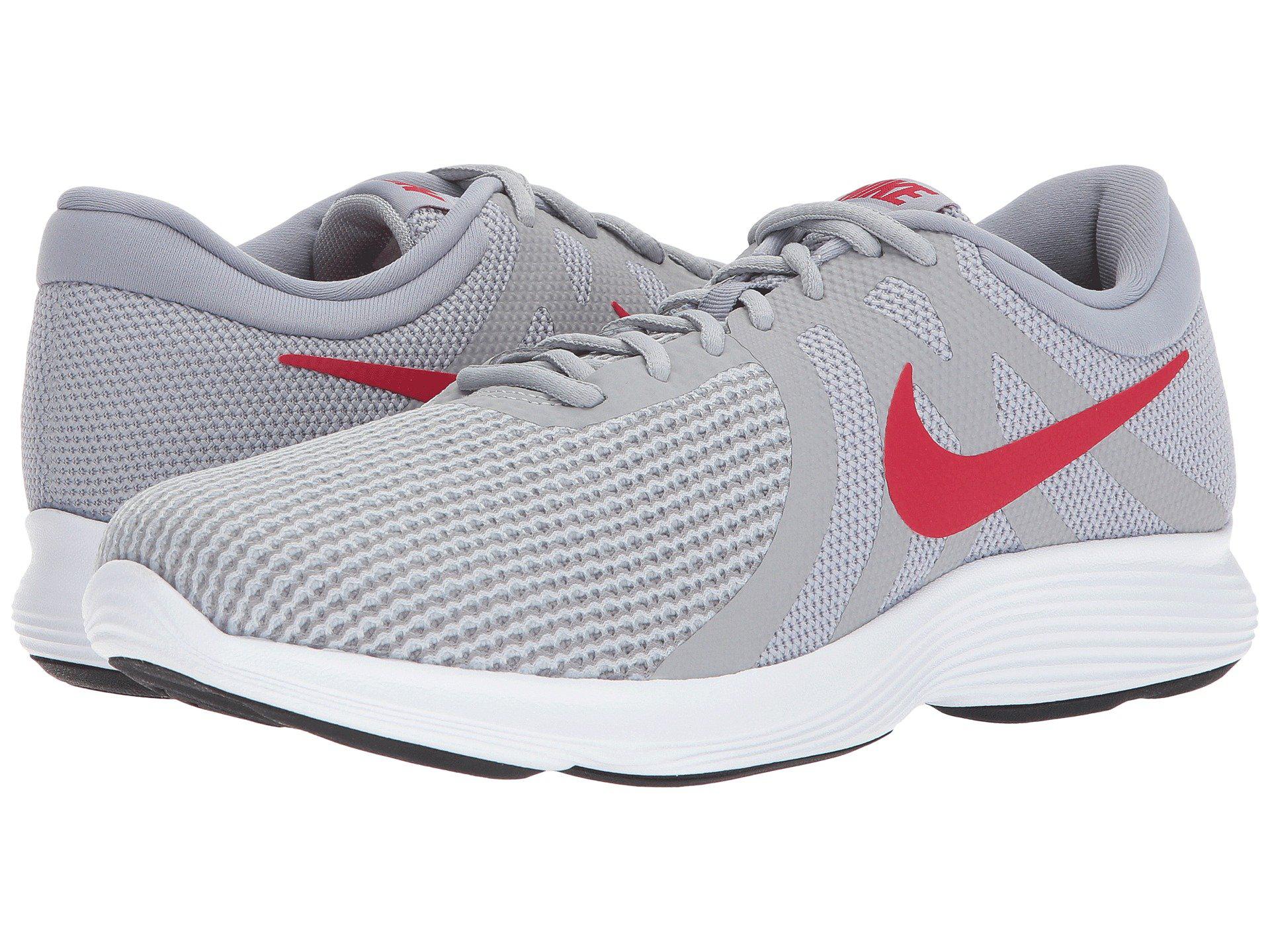 Nike Rubber Revolution 4 Running Shoe, Wolf Grey/gym Red-stealth, 9.5 4e Us  in Gray for Men - Lyst
