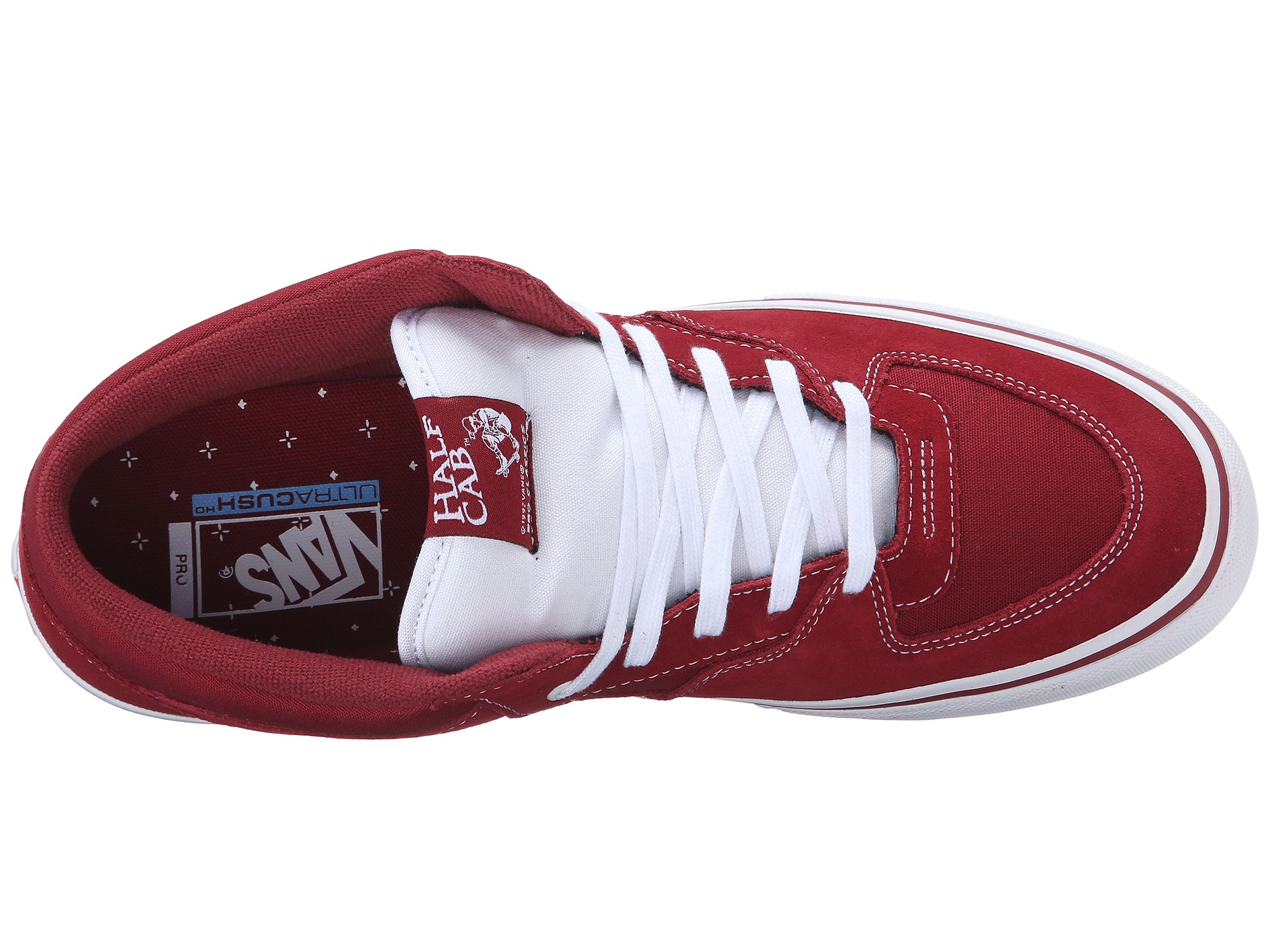 Vans Suede Half Cab® Pro in Red for Men - Lyst