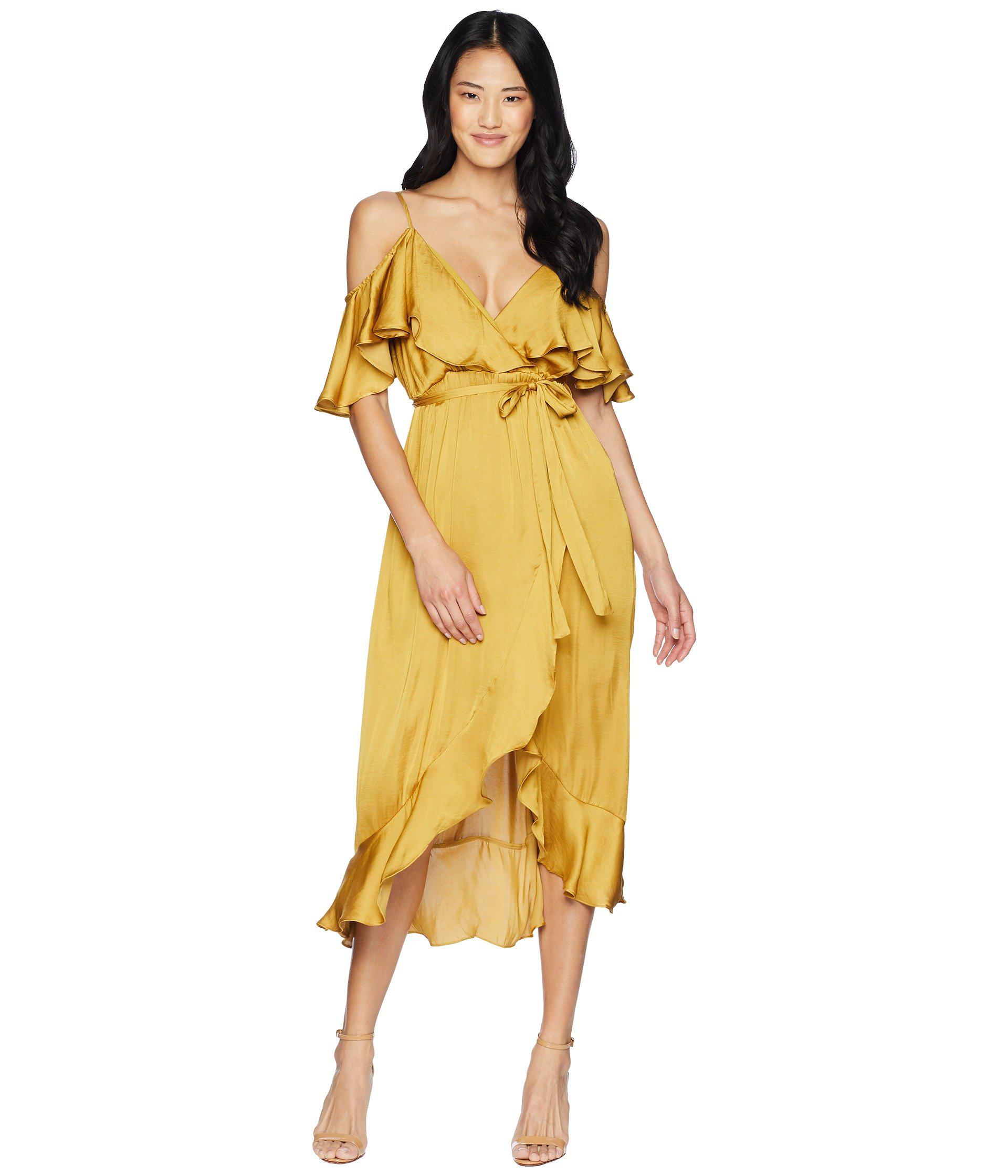 bea wrap dress bardot