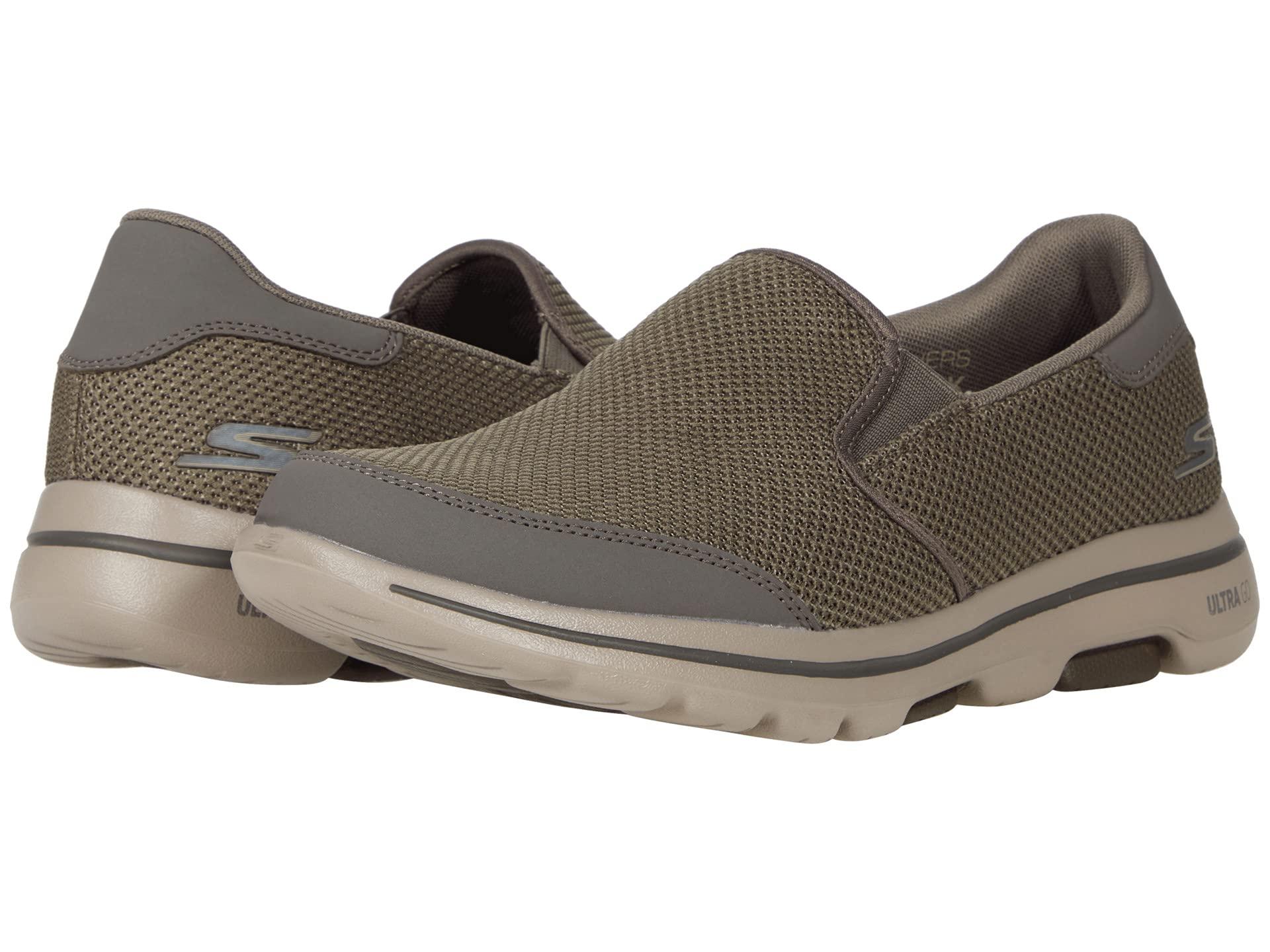 Skechers Gowalk 5-elastic Stretch Athletic Slip-on Casual Loafer Walking  Shoe Sneaker in Khaki 2 (Natural) for Men | Lyst