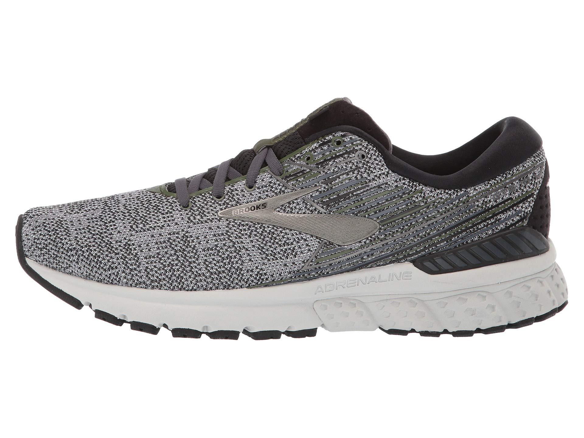 brooks adrenaline gts 19 black grey oyster