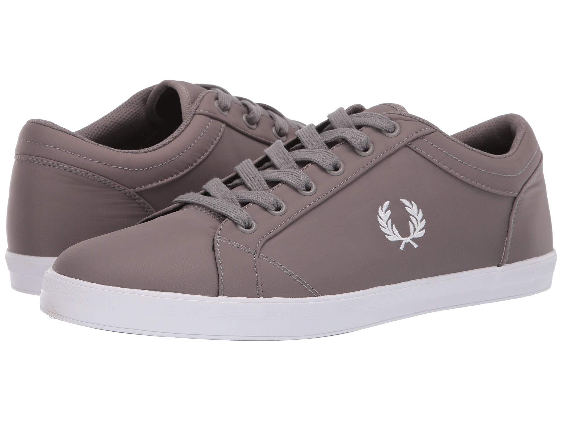fred perry baseline grey