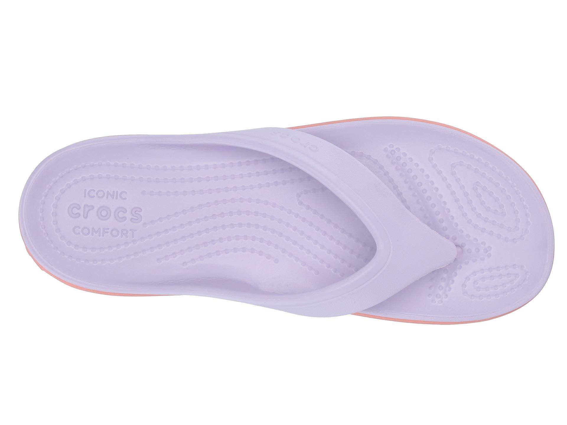 iconic crocs comfort flip flops