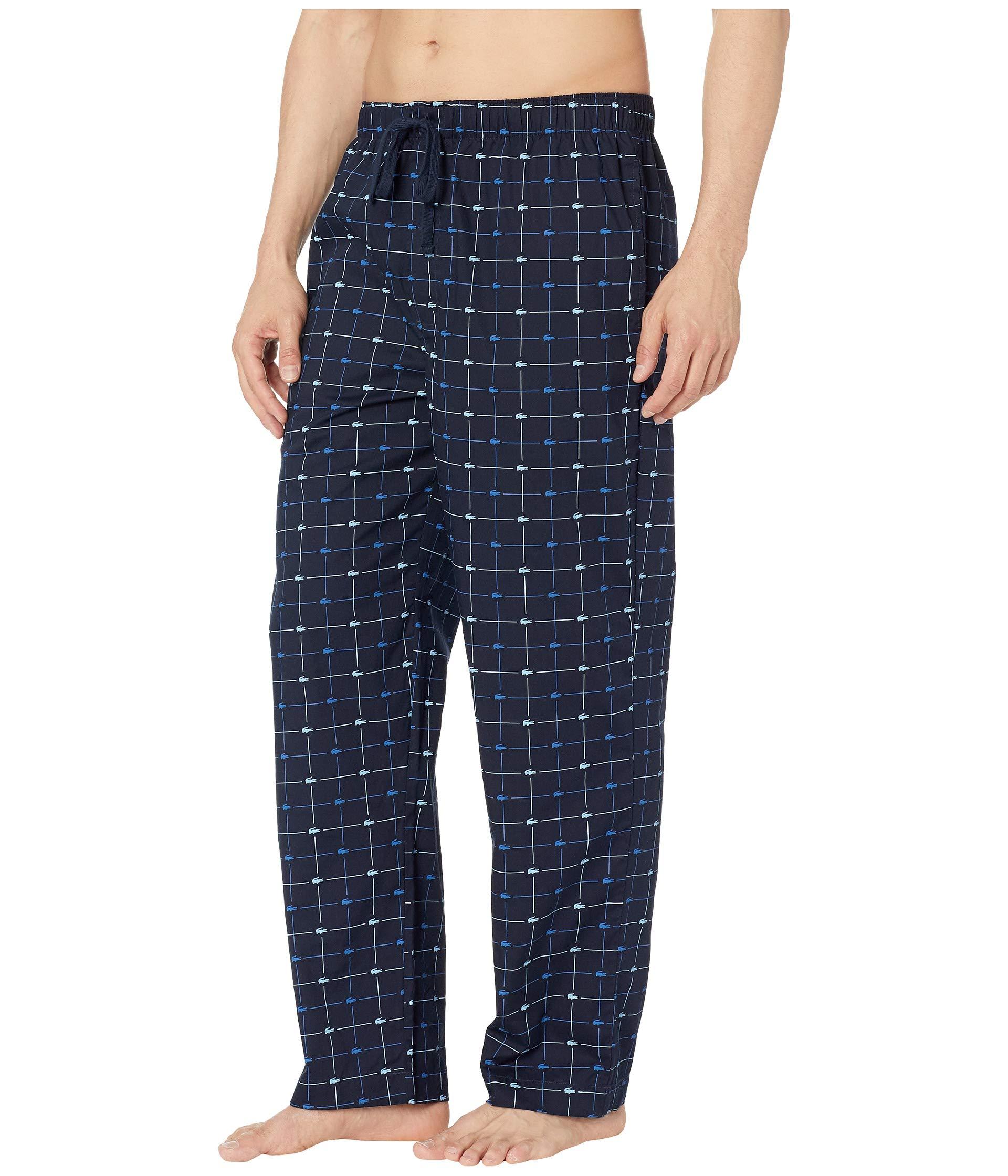 Lacoste Mens Printed Croc Drawstring Lounge Set