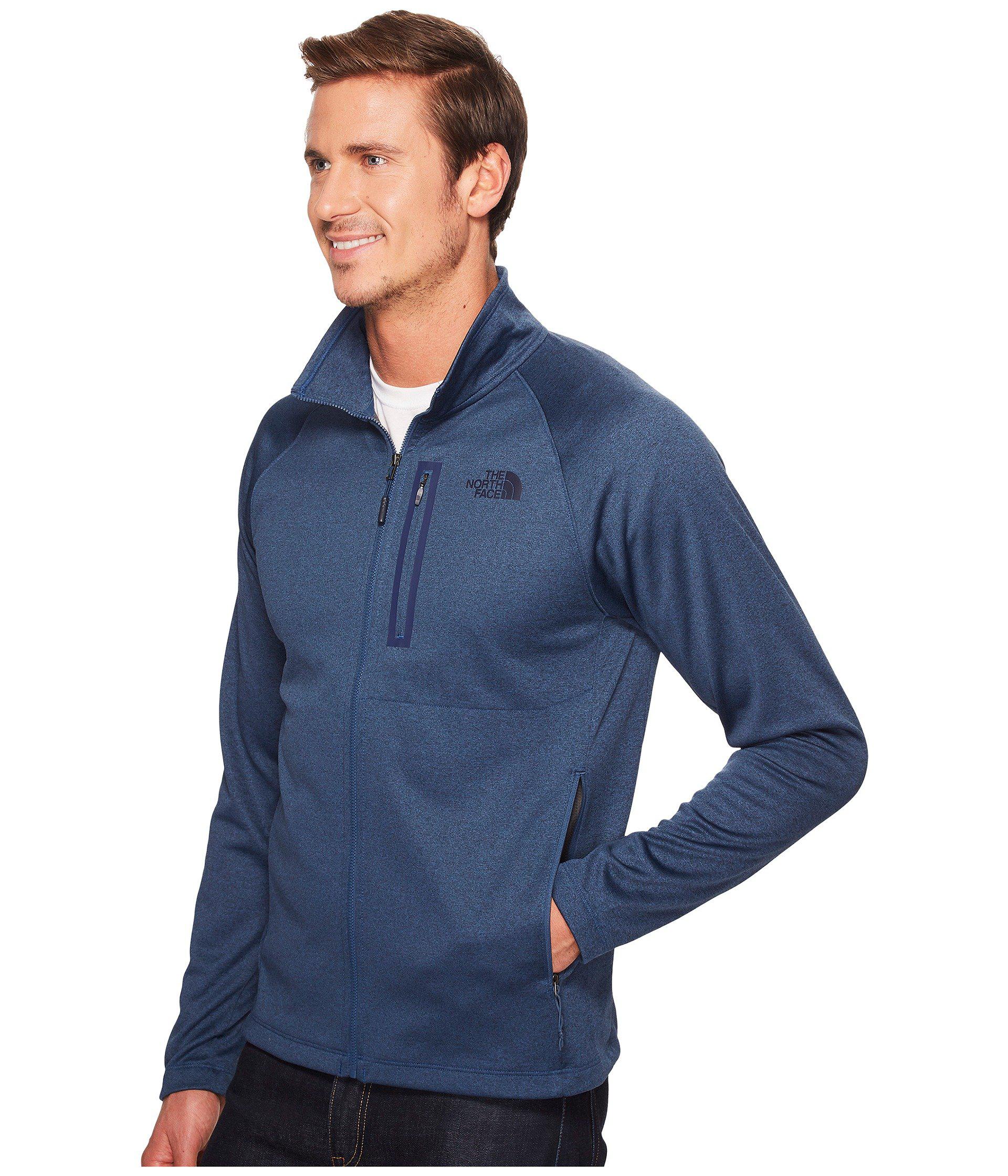 The North Face Canyonlands Full Zip (fig Heather) Men's Coat in Blue for  Men | Lyst