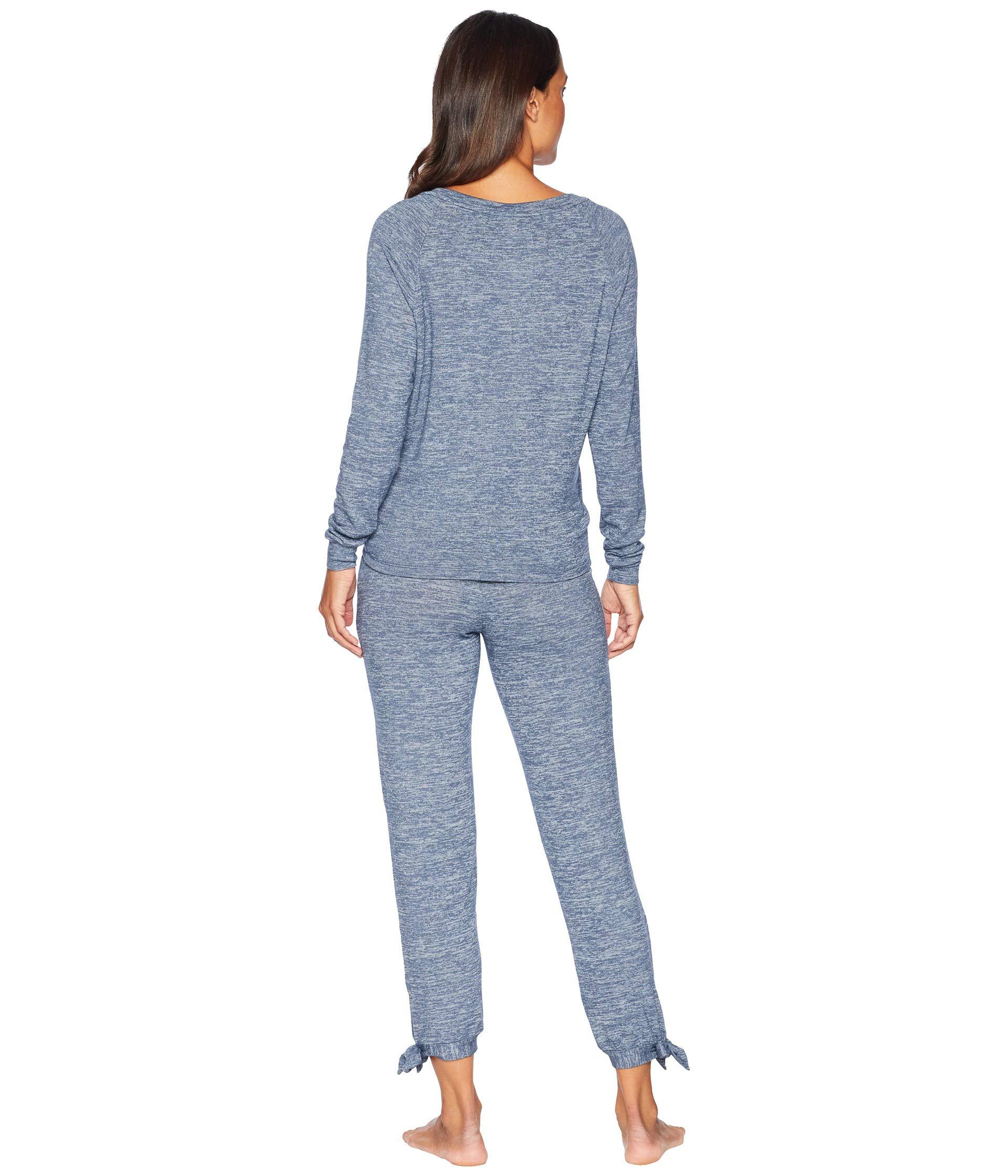 UGG Synthetic Fallon Knit Sleepwear Set (navy Heather) Women's Pajama ...