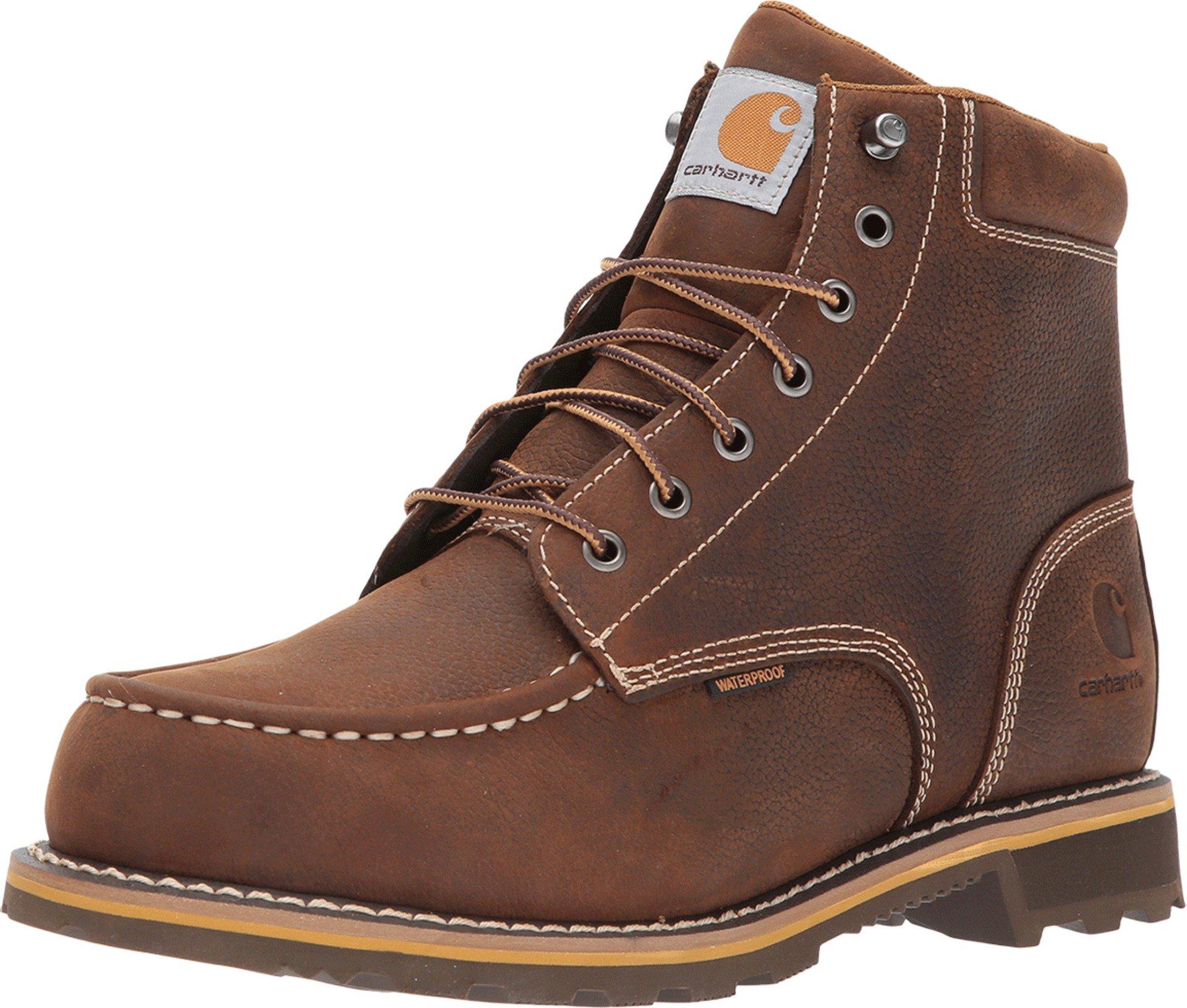 Carhartt Leather 6 Waterproof Nonsafety Moc Toe Lug Boot in Brown for Men Save 18 Lyst