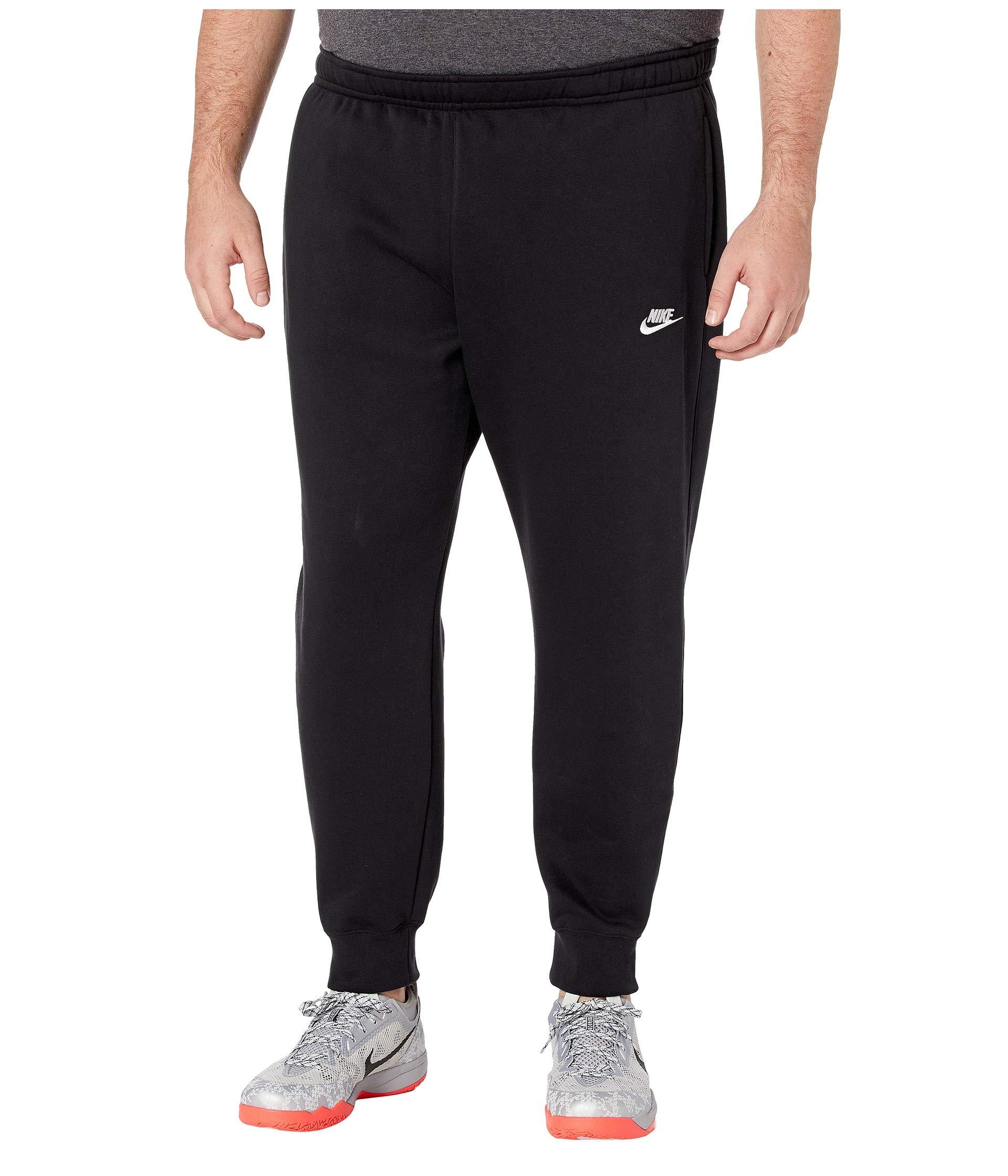 Nike Cotton Big Tall Nsw Club Jogger in Black for Men - Save 45% - Lyst