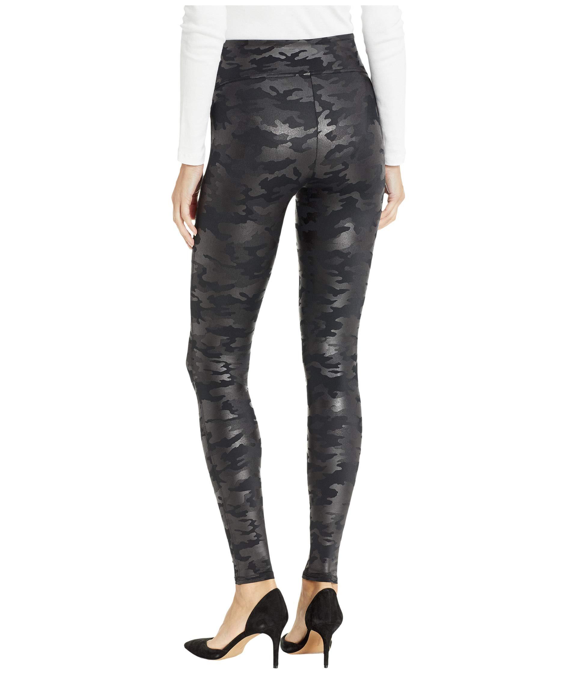 Spanx Faux Leather Camo Leggings in 