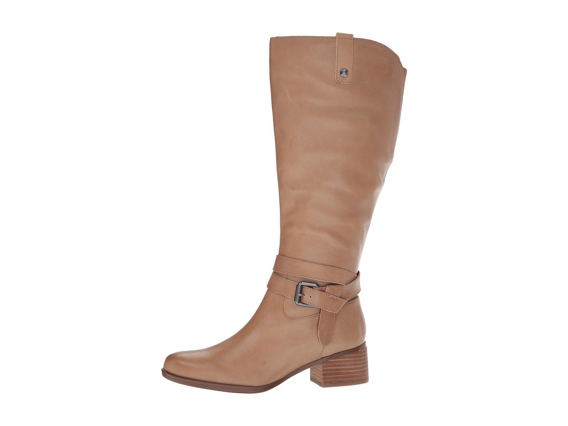 naturalizer dev wide calf riding boot