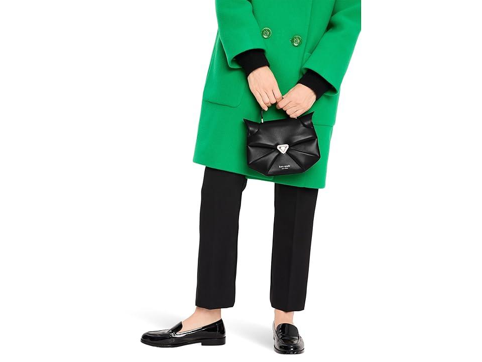 Kate Spade Whiskers Smooth Leather 3D Cat Crossbody Cross