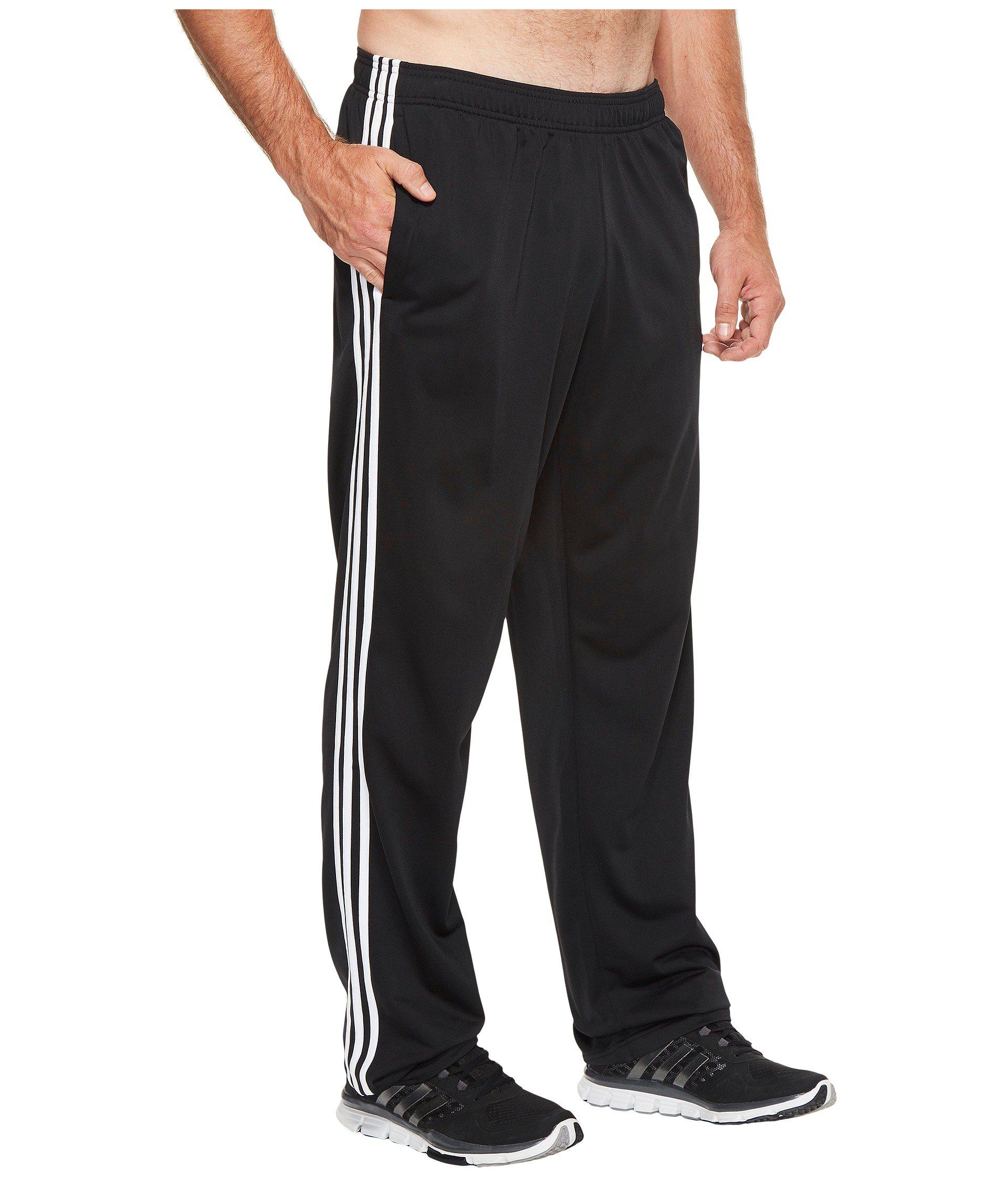 Lyst - adidas Big Tall Essentials 3-stripes Regular Fit Tricot Pants ...