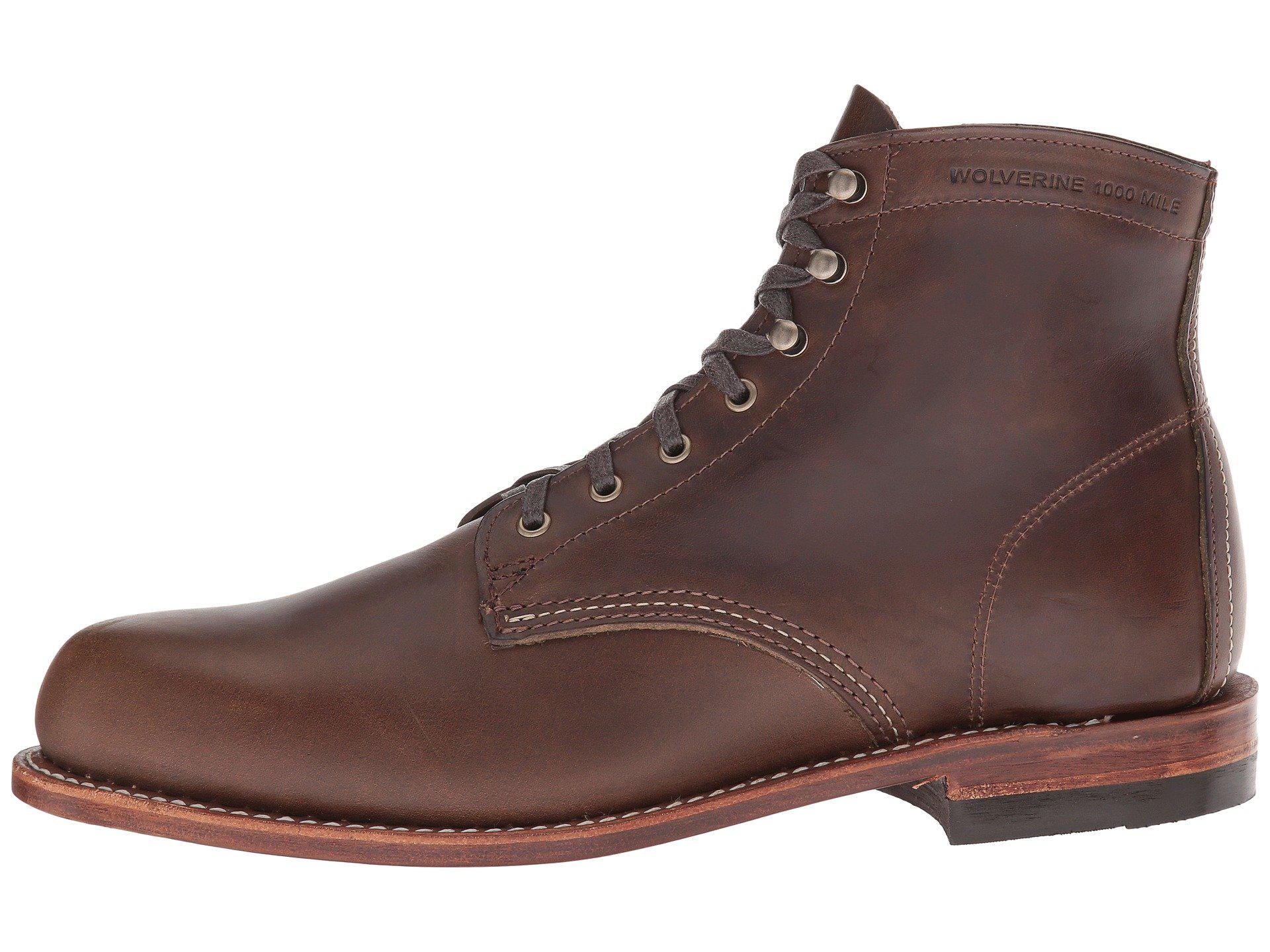 wolverine 1000 mile amber suede