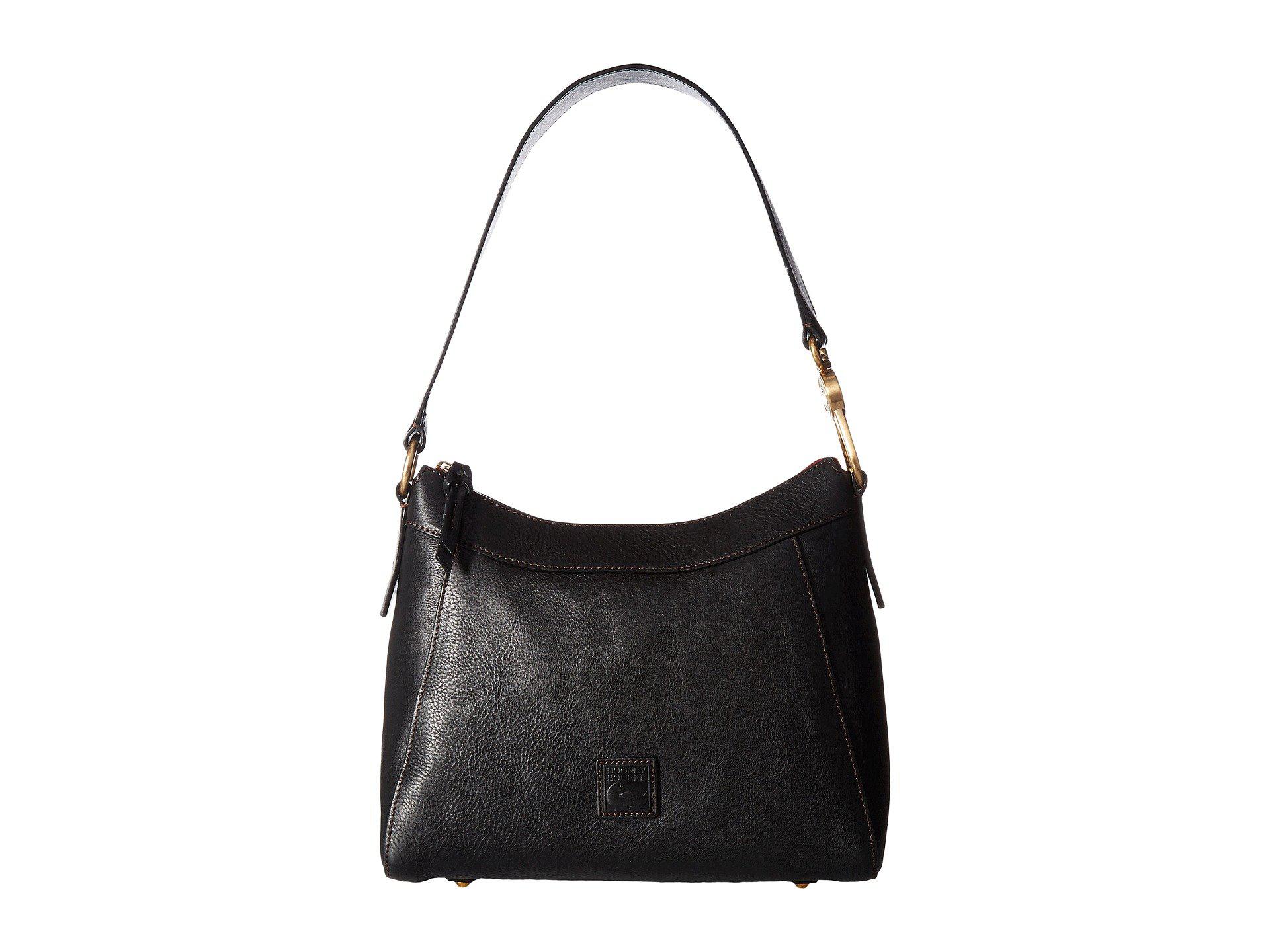 Dooney & Bourke Leather Florentine Classic Large Cassidy Hobo in Black ...