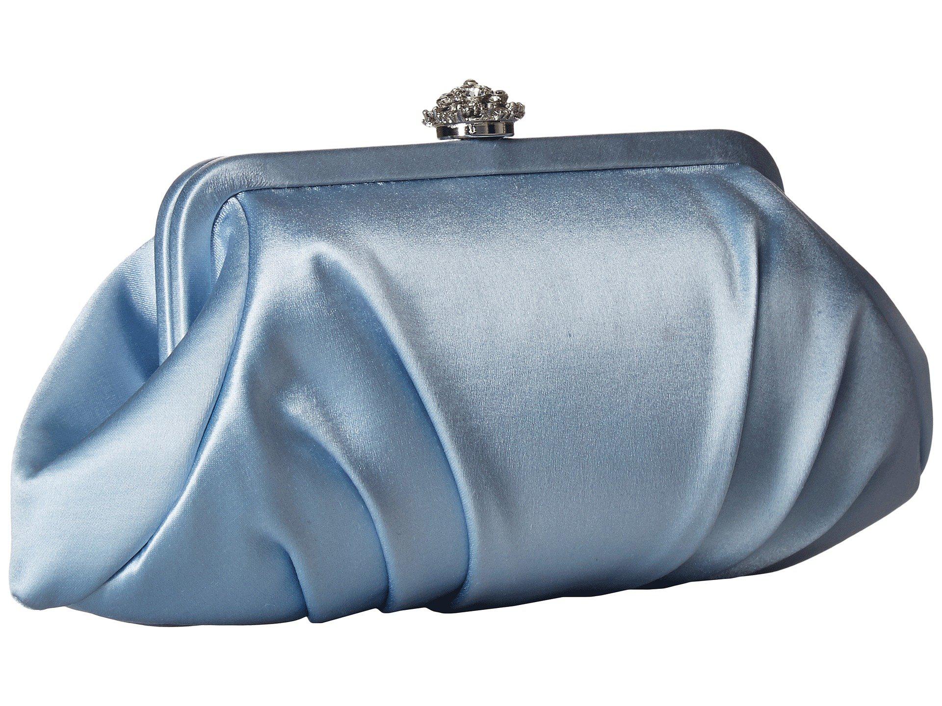 Badgley Mischka Gem Clutch (light Blue) Clutch Handbags | Lyst